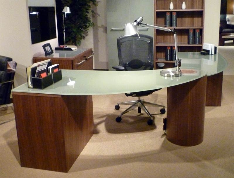 Office Desk Glass Top Ideas On Foter