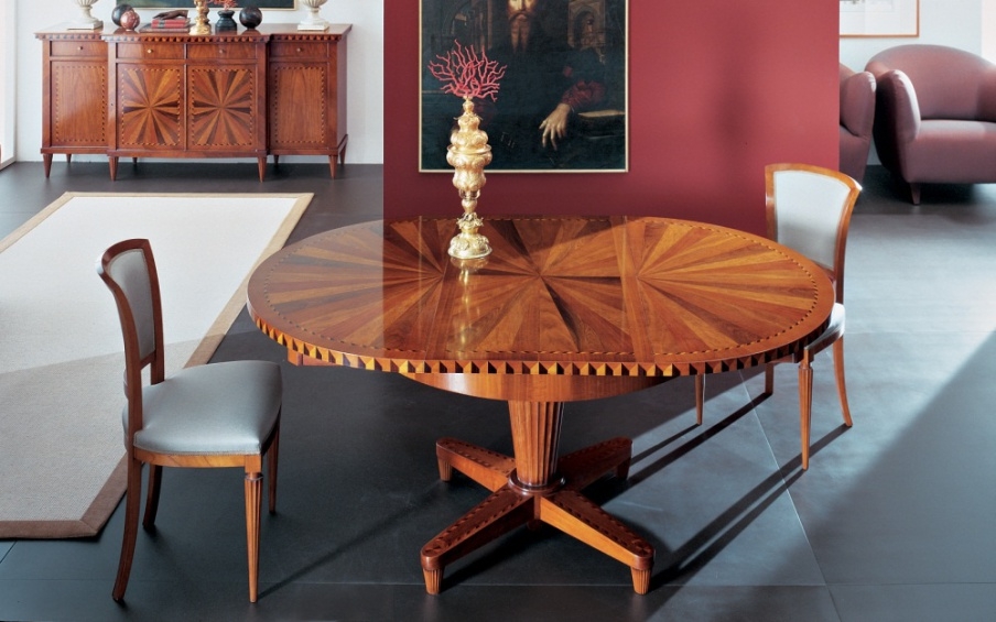 Antique Beeswax Extendable Dining Table
