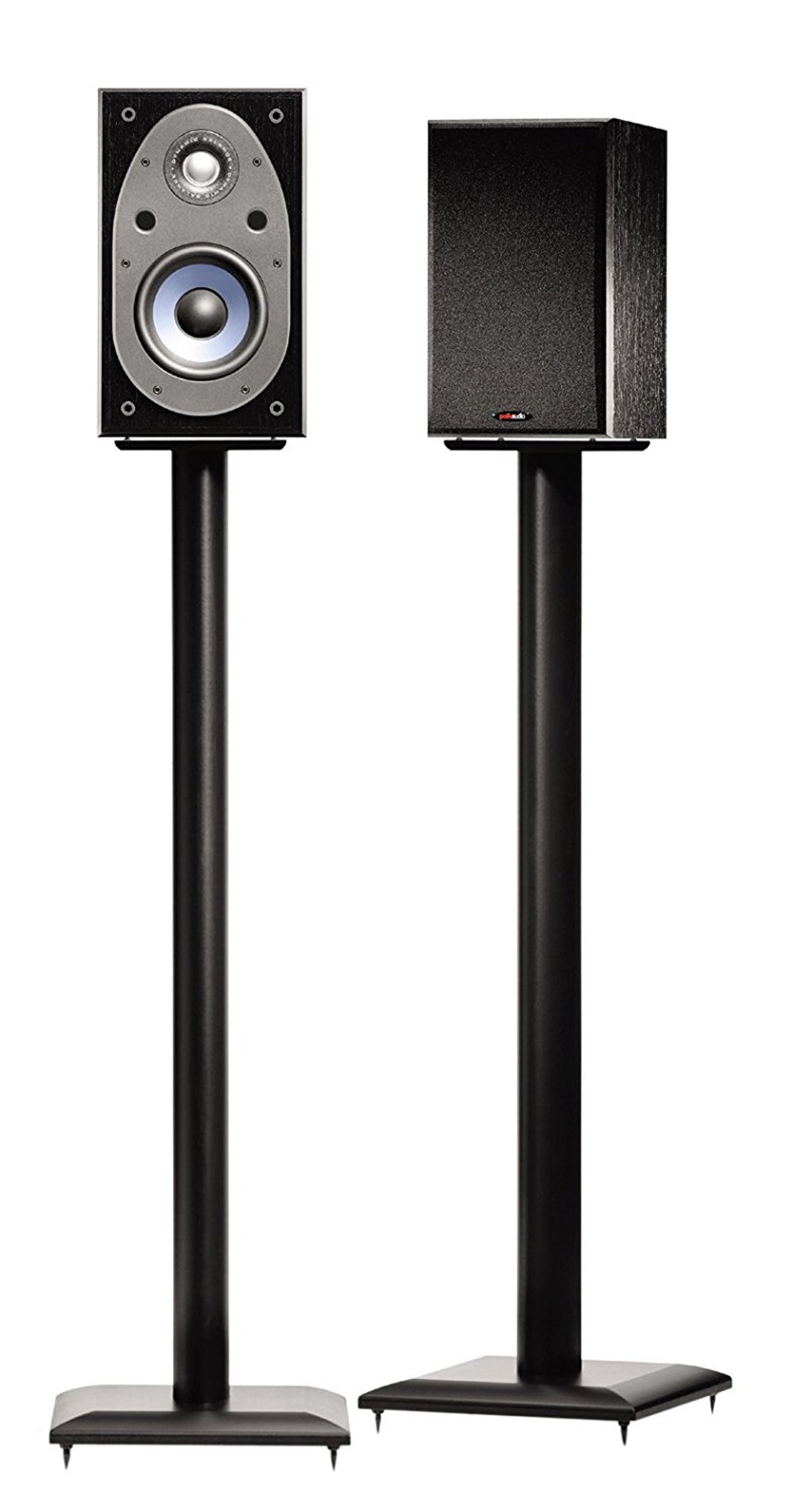 Black 36 Fixed Height Speaker Stands