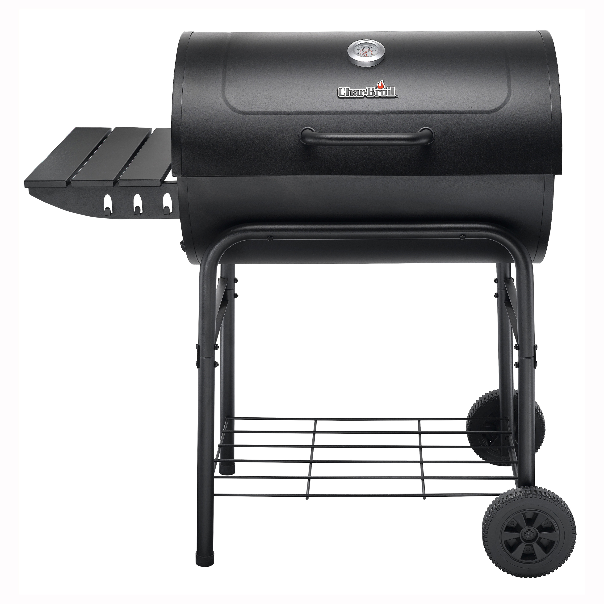 Black Steel Free Standing Charcoal Grill