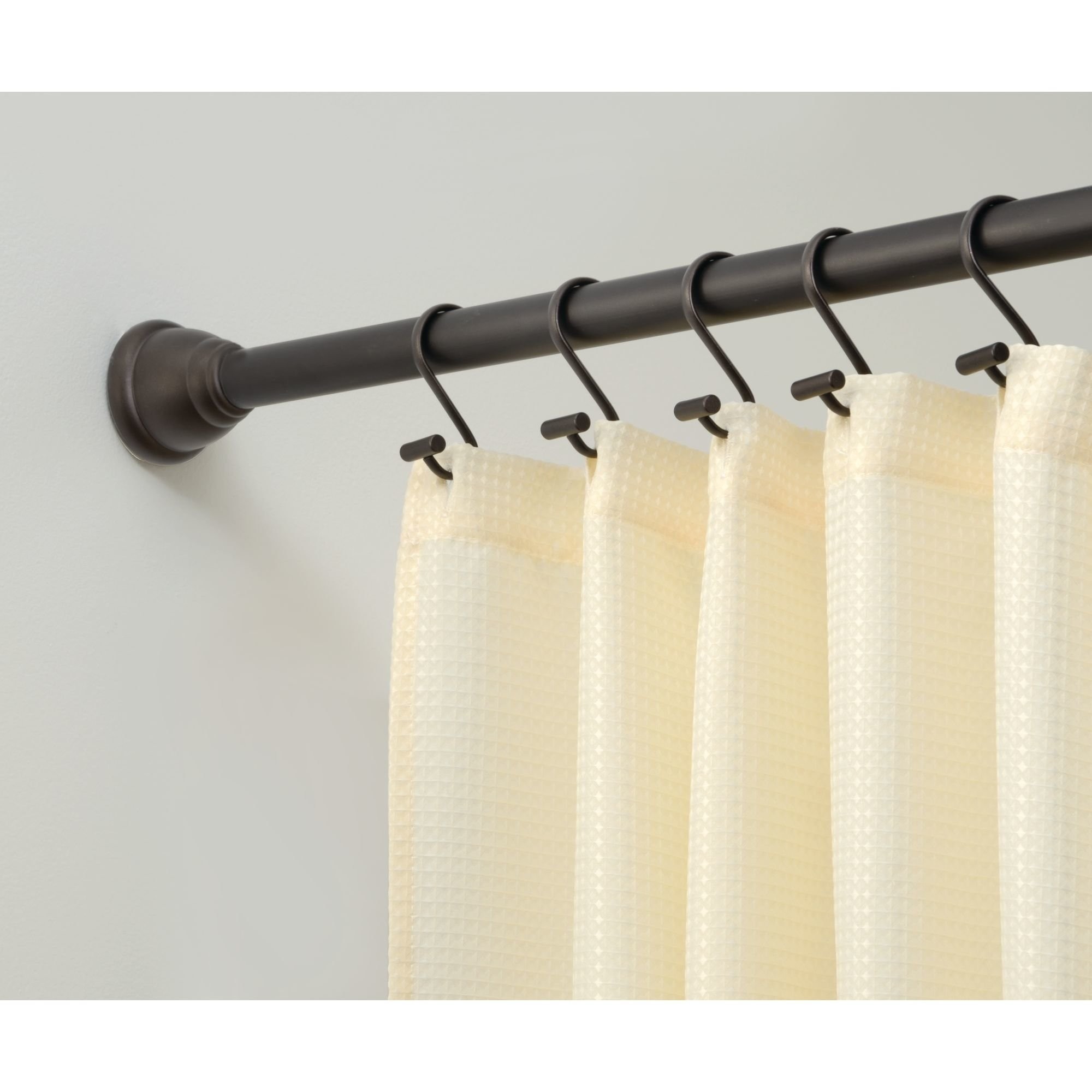 Cameo XT 75" Adjustable Straight Tension Shower Curtain Rod