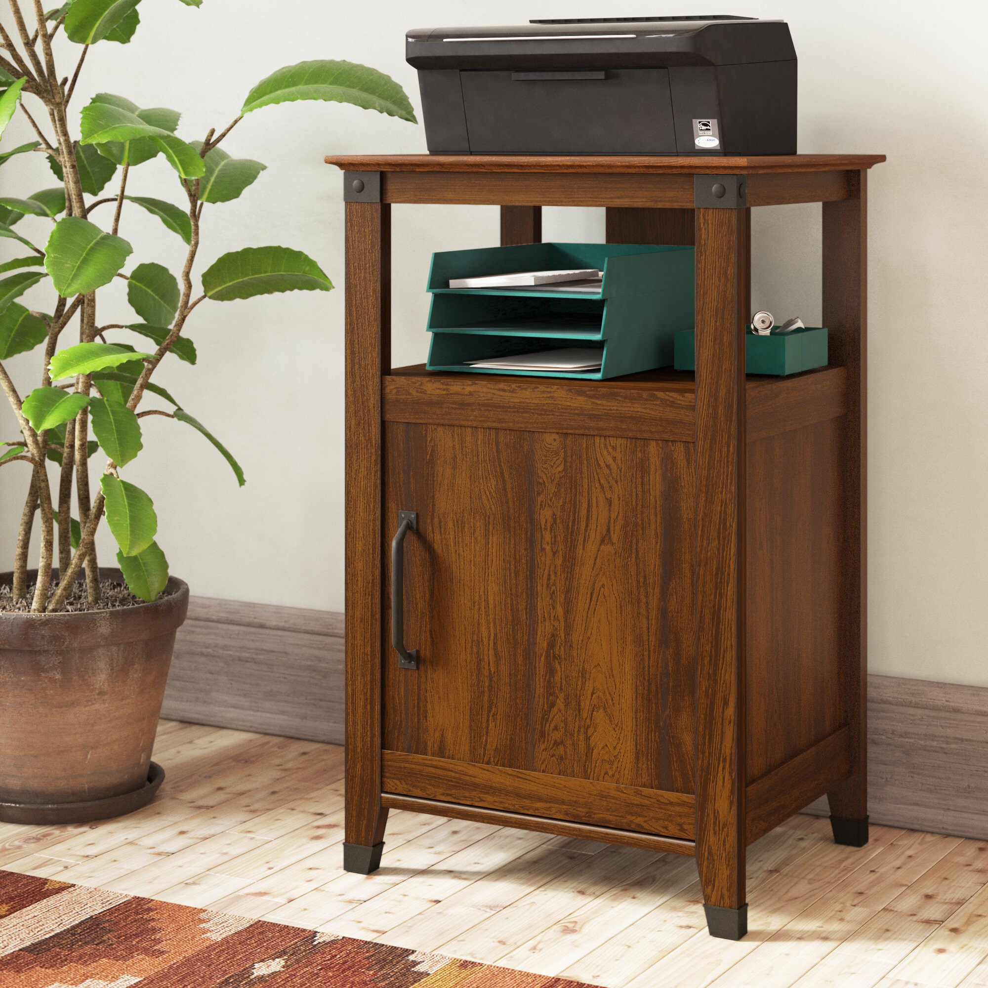 Chappel Printer Stand With Storage