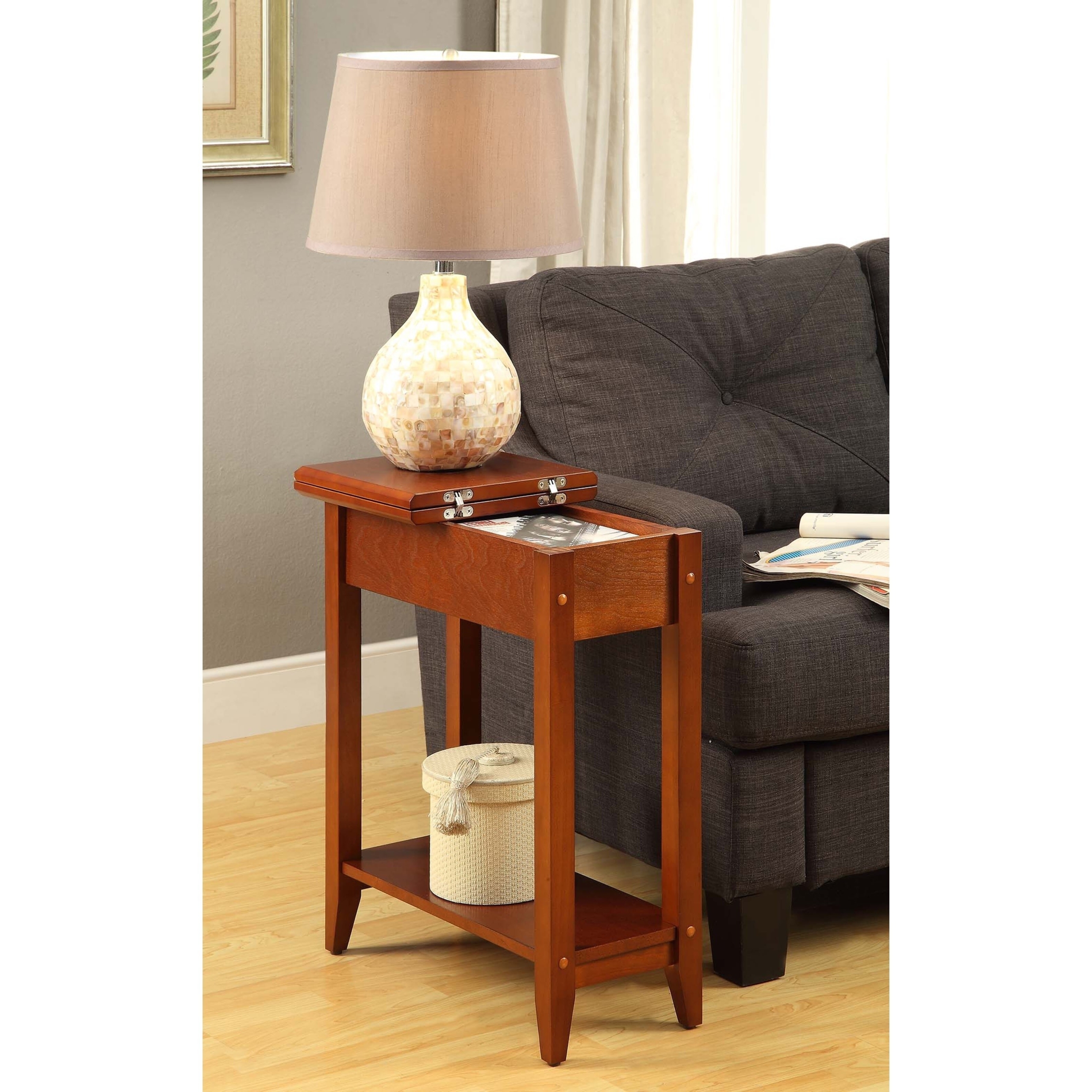 Flip Top MDF End Table