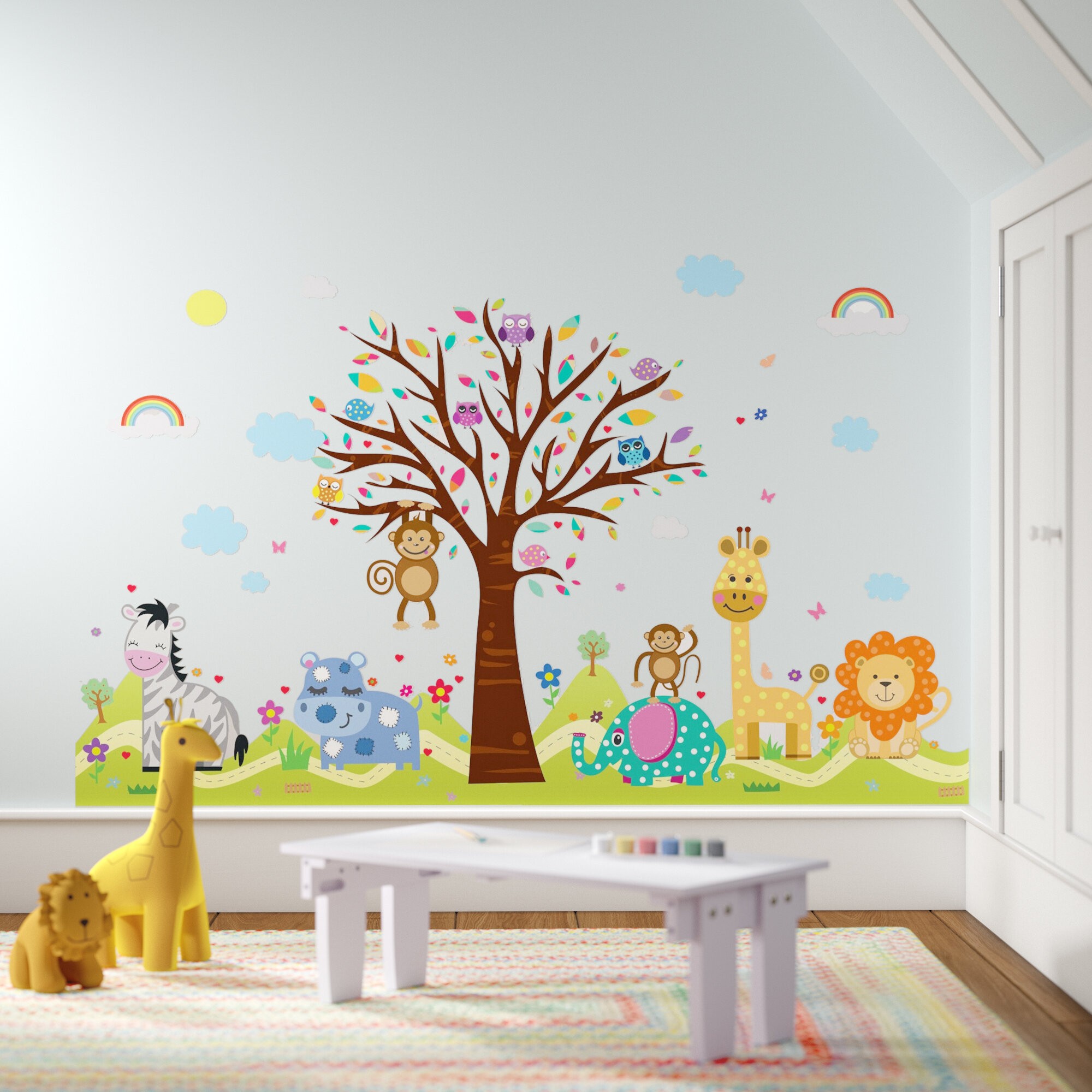 Howington Zoo and Happy Hills Wall Decal