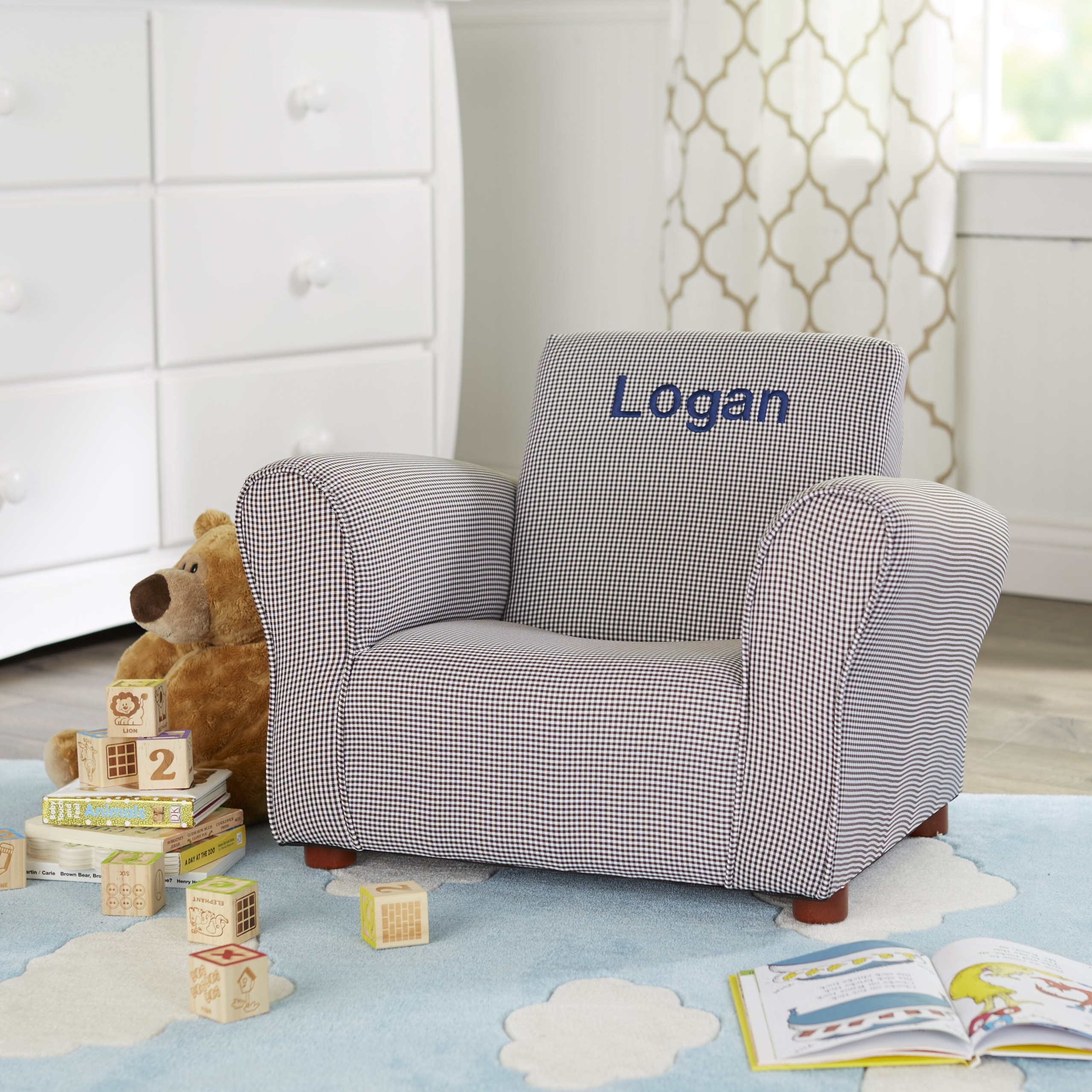 Little-Furniture Personalized Kids Club Chair