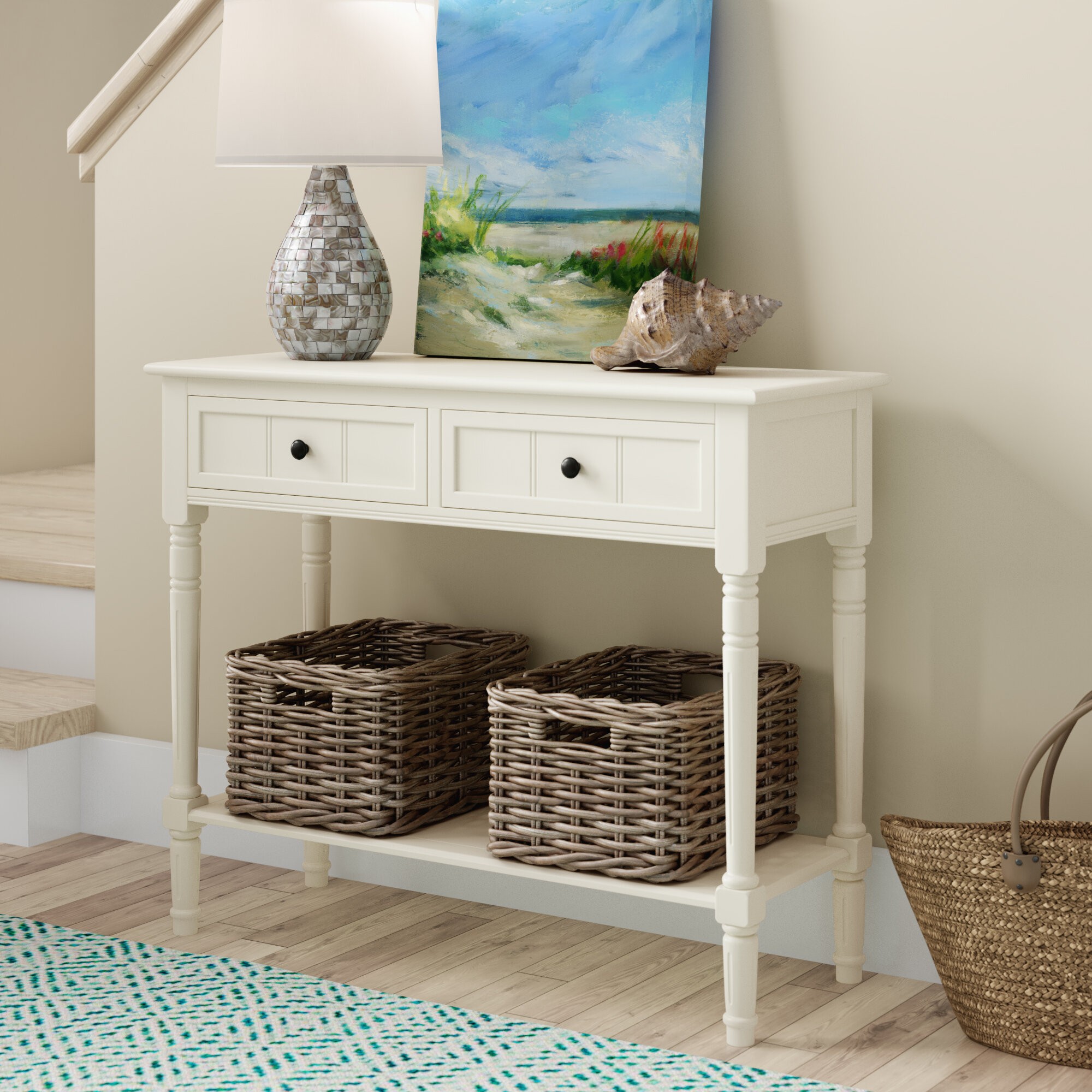 Manning 35.5" Solid Wood Console Table