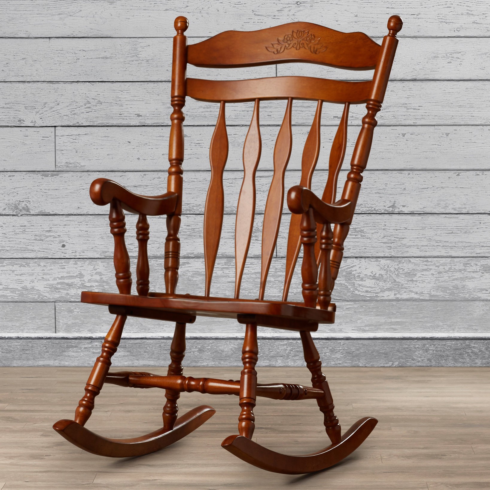 Medium Oak Rocking Chair