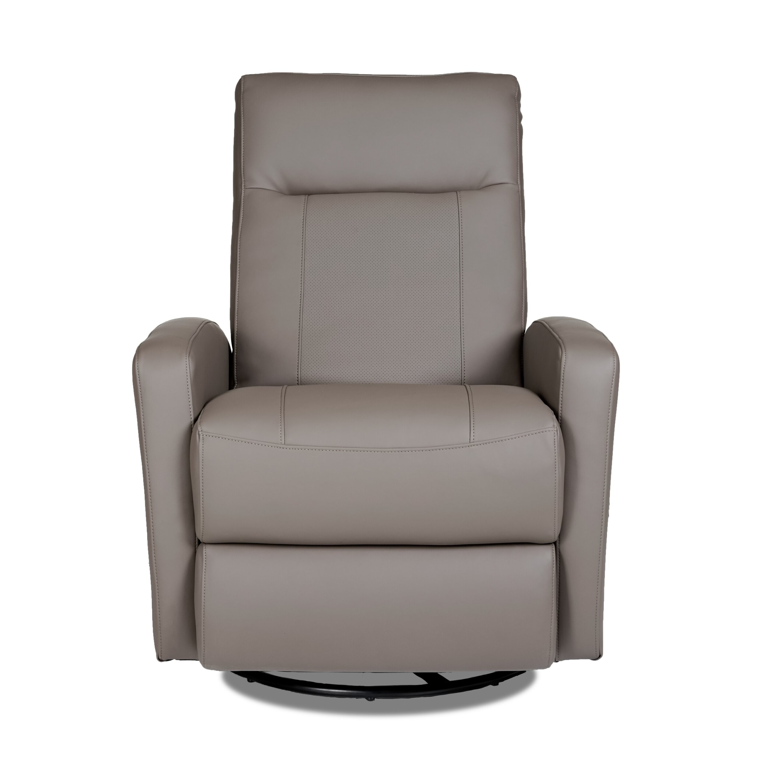 Polyester Blend Manual Swivel Glider Recliner With A Footrest