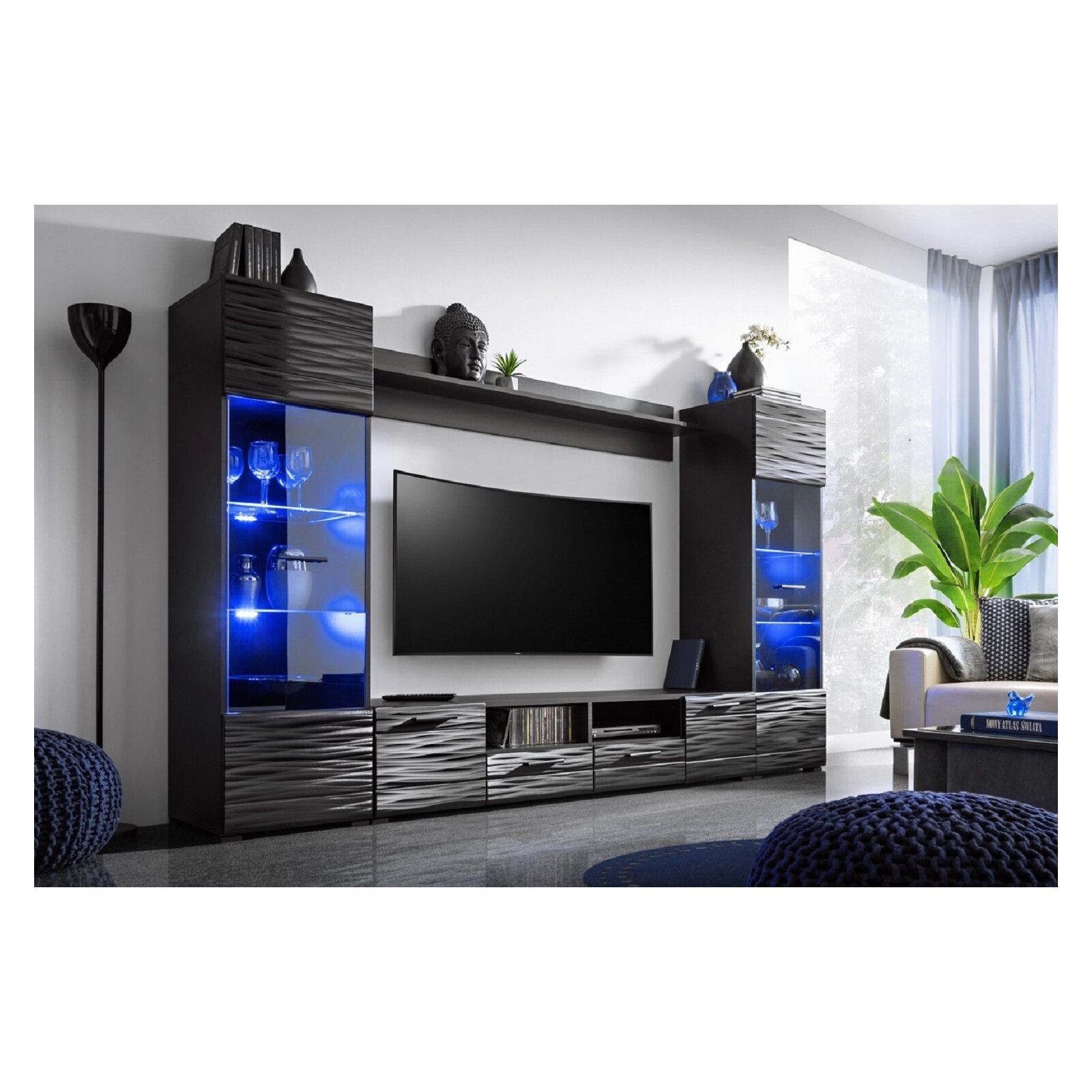 Priebe Entertainment Center for TVs up to 75 inches