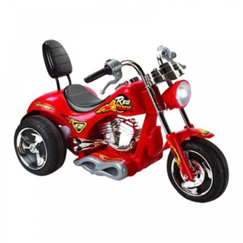 Red Hawk 12V Battery Powered Motorcycle