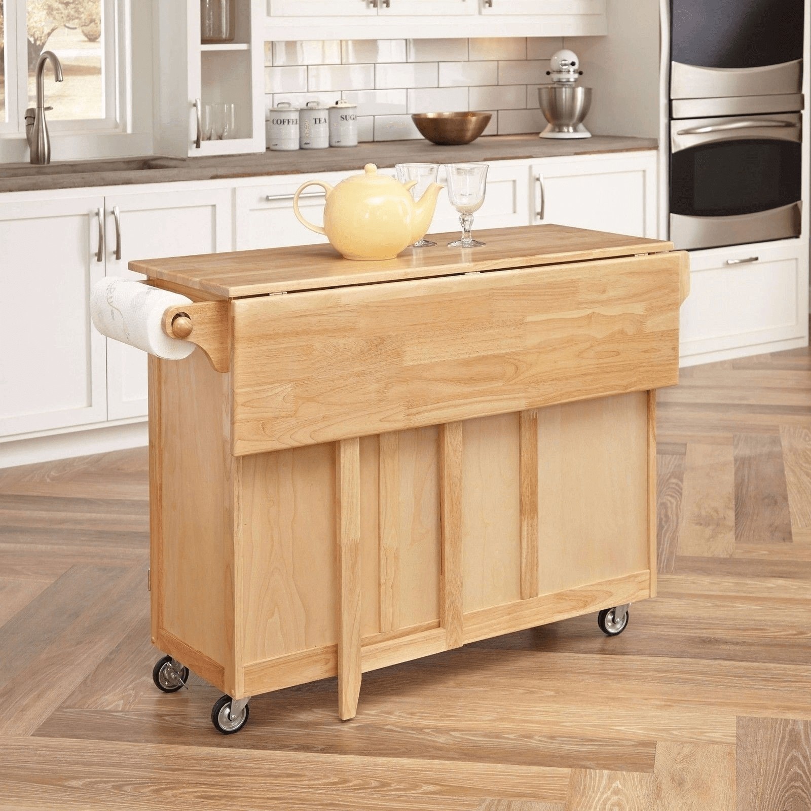 Kitchen island deals with folding table