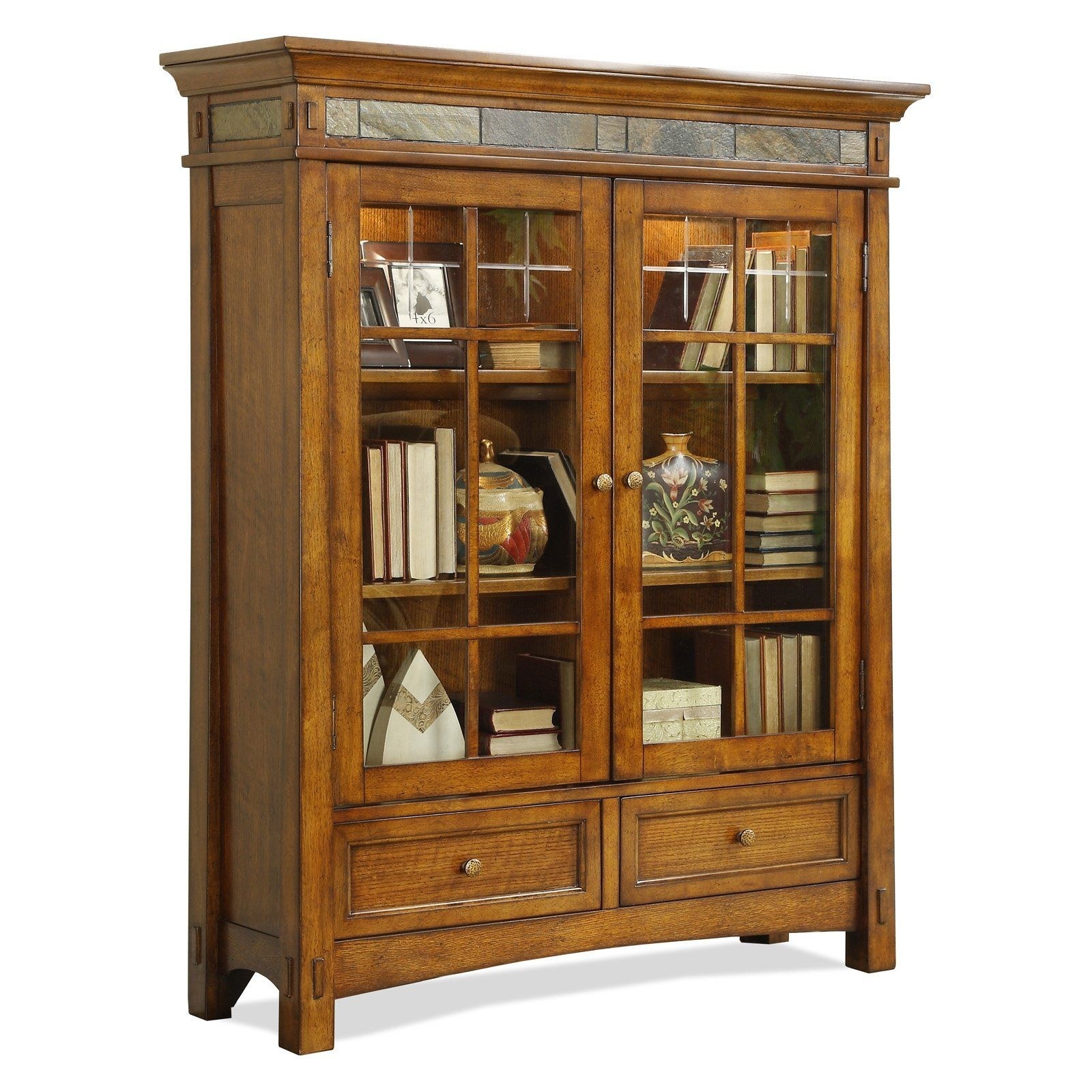 Traditional Standard Bookcase With American Oak Finish