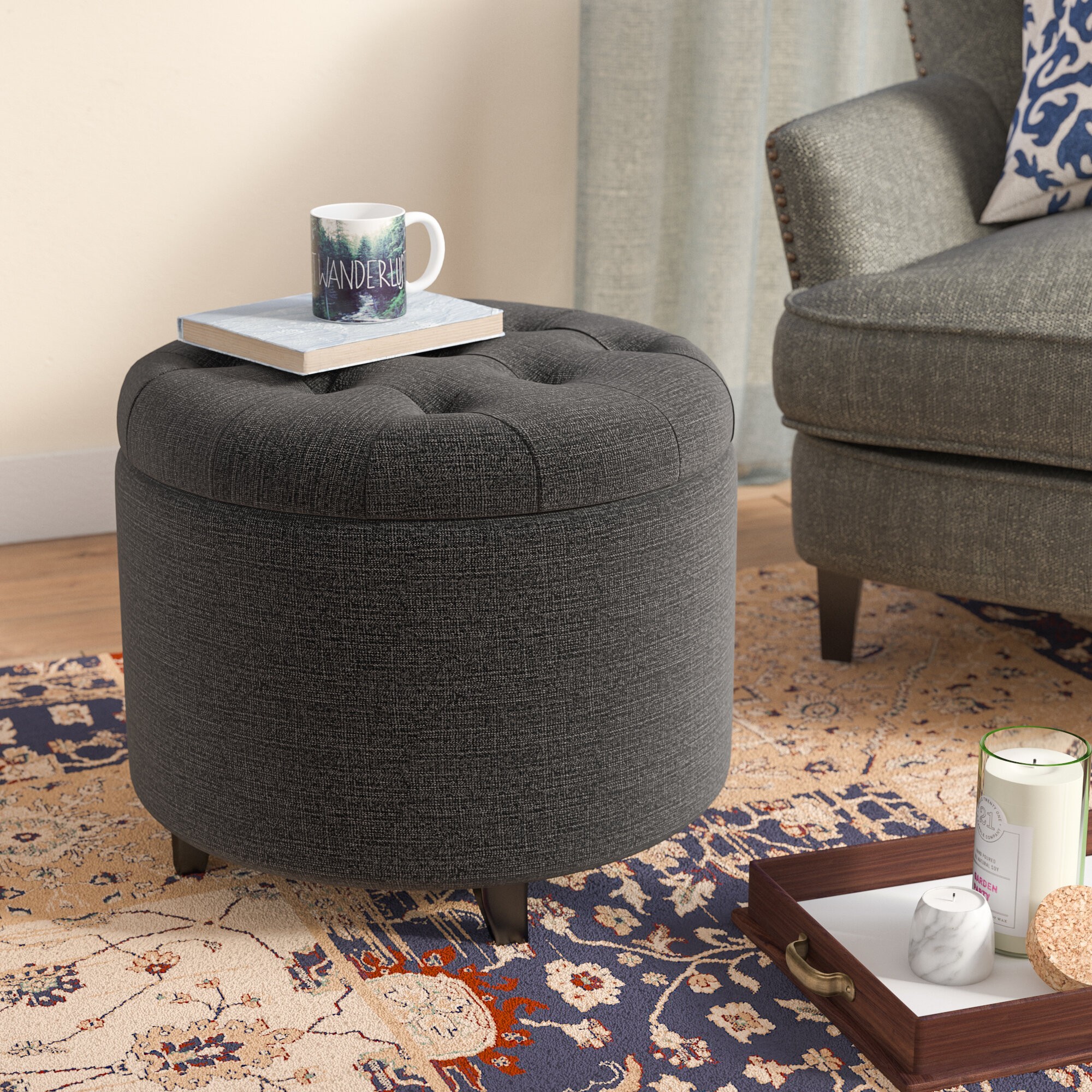 Foronda storage deals ottoman