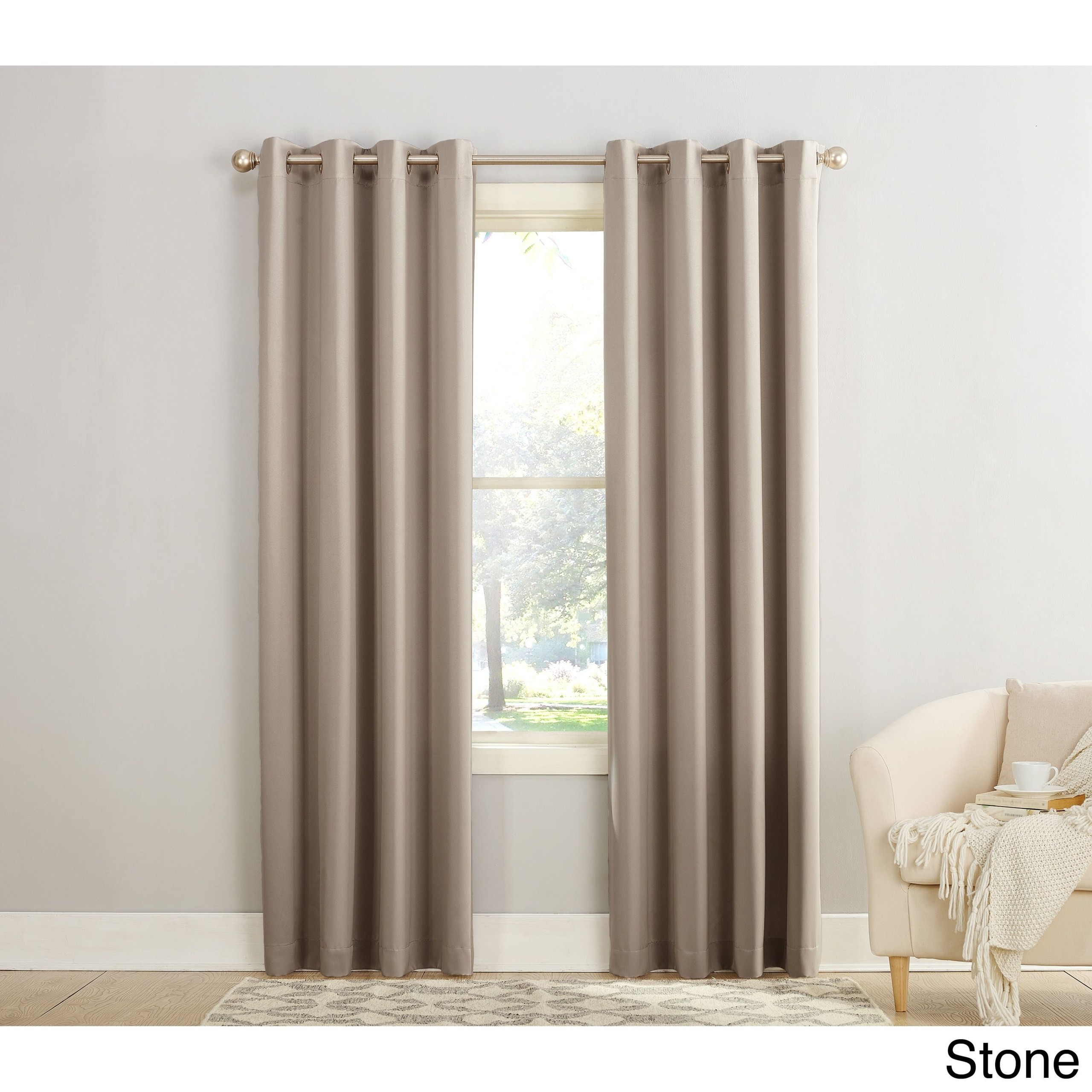 Wayfair Basics Solid Room Darkening Grommet Curtain Panel