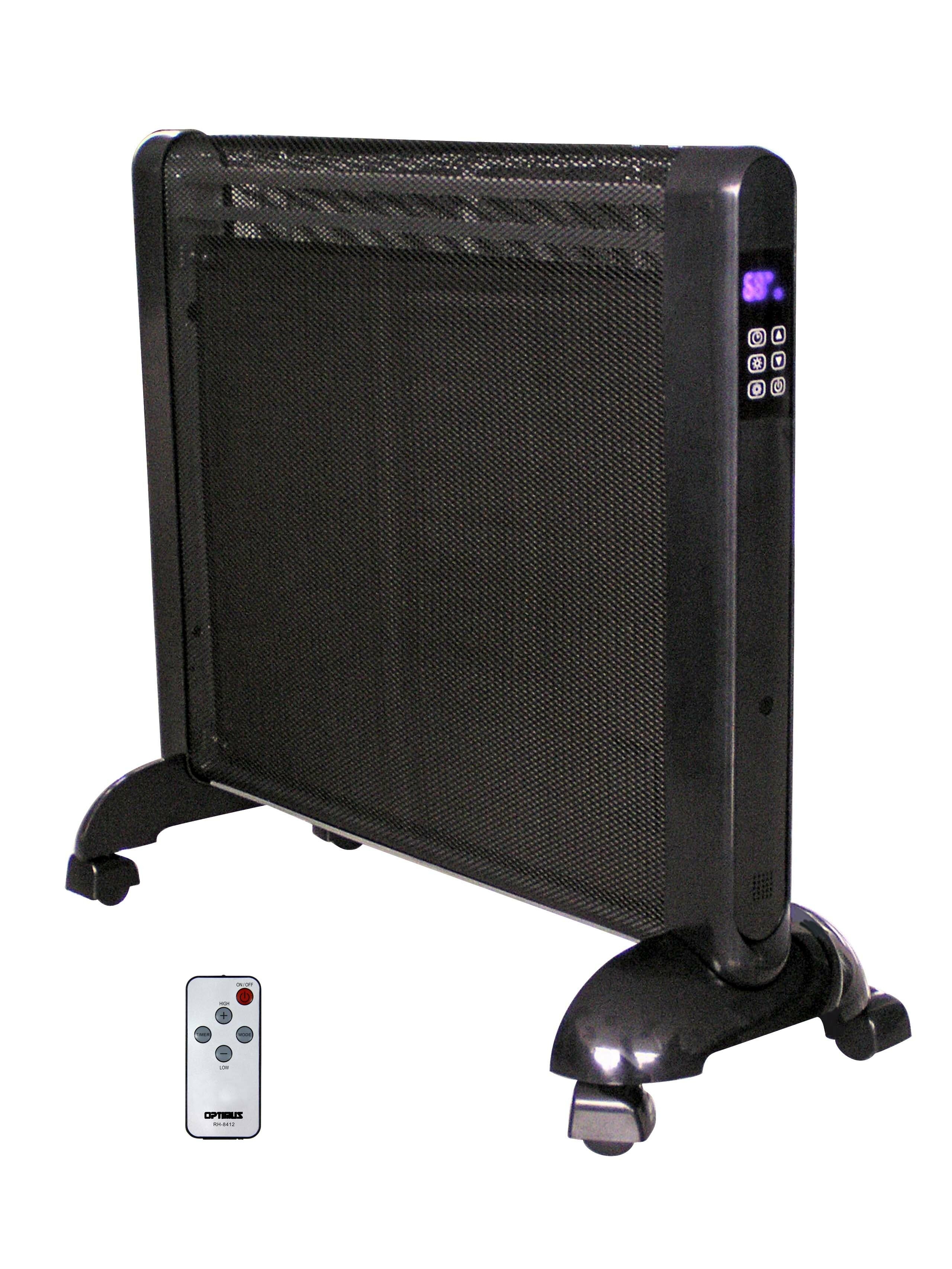 1,500 Watt Portable Electric Convection Panel Heater with Remote