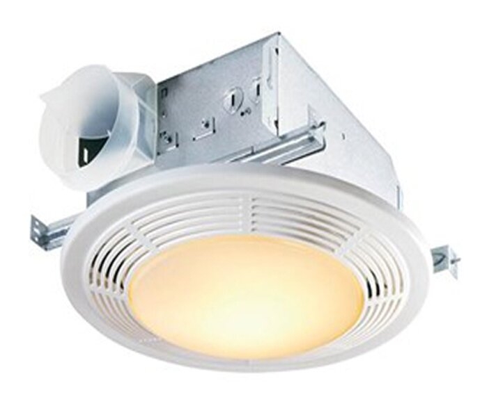 100 CFM Bathroom Fan with Light