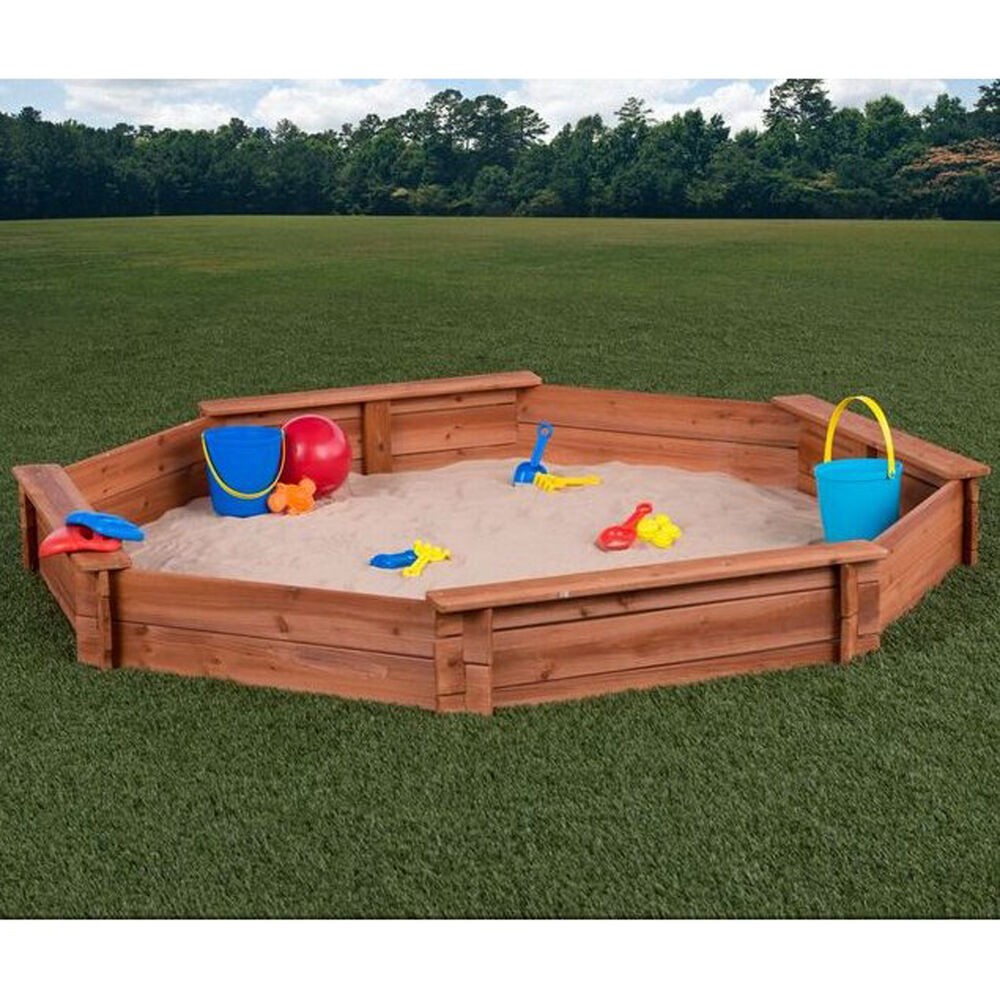 6.5' Octagon Sandbox with Cover