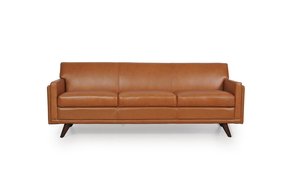 Mid Century Modern Leather Sofa - Ideas on Foter