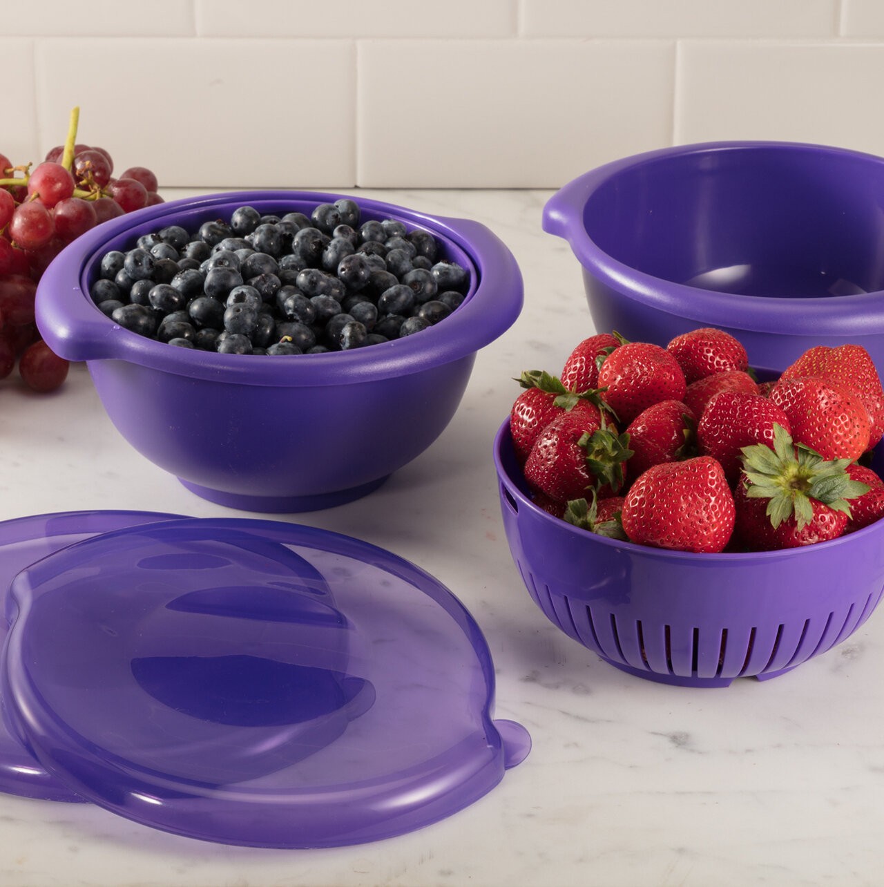 Berry 32 fl oz Fruit Bowl (Set of 2)
