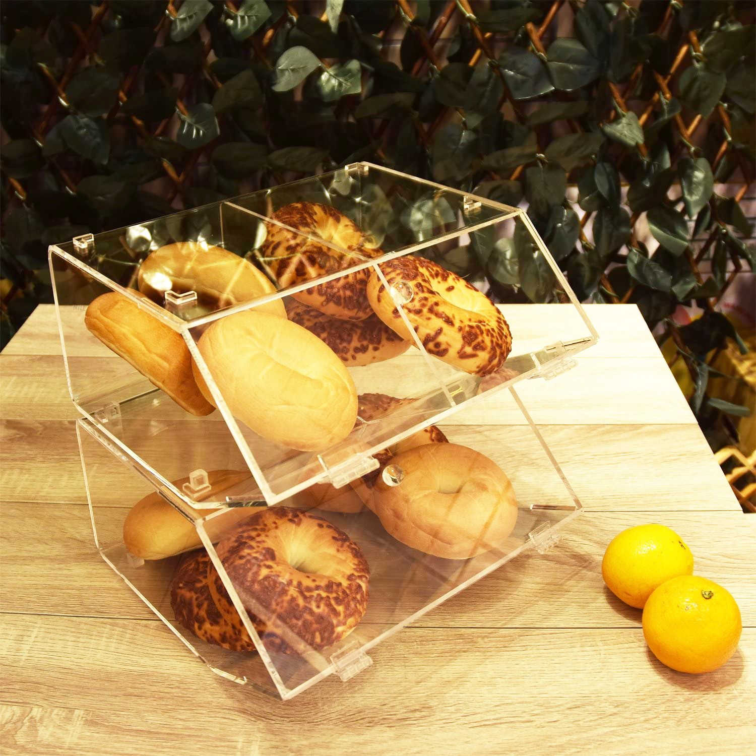 Bonnett Stackable Bakery Display Case Bread Box