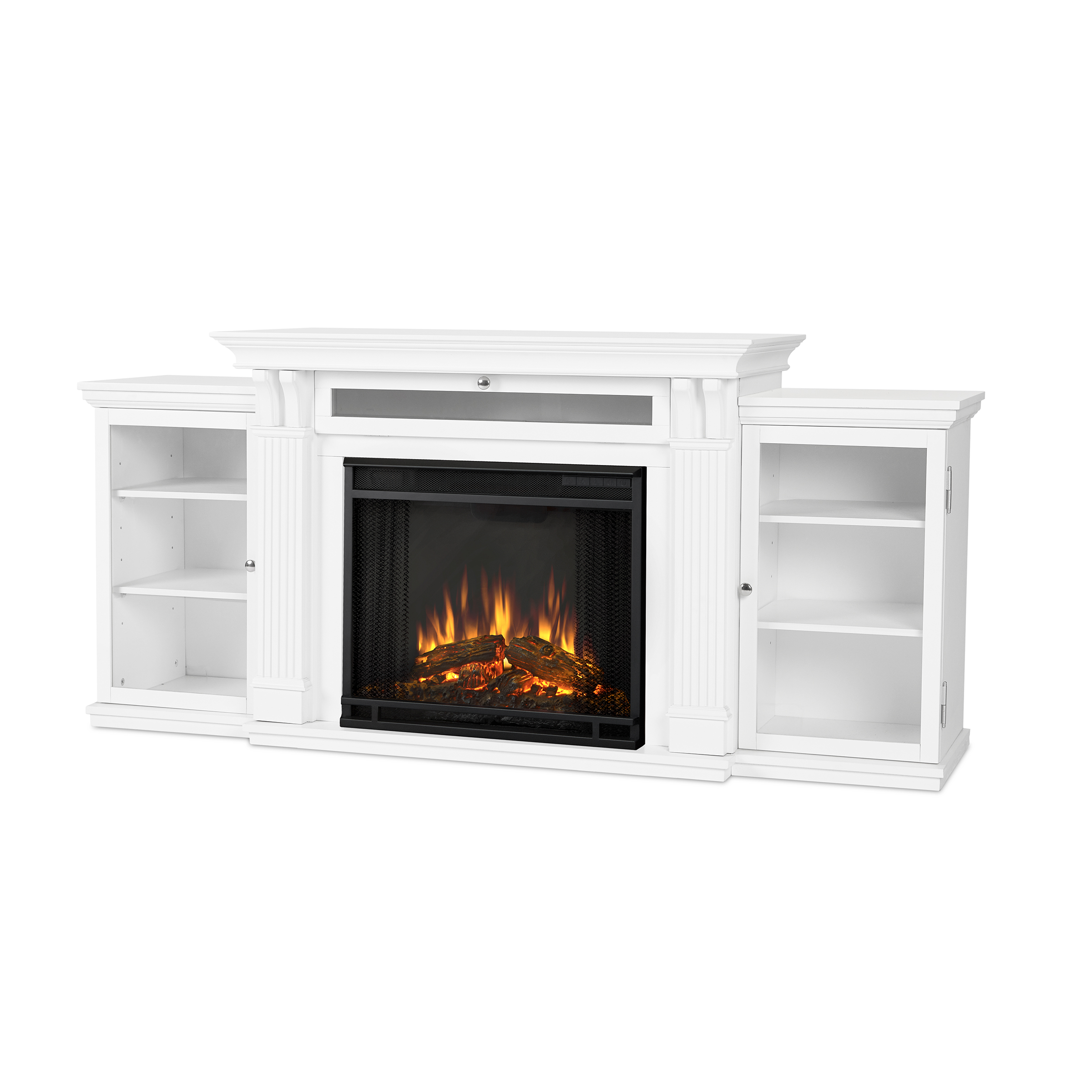 Calie TV Stand with Electric Fireplace Included
