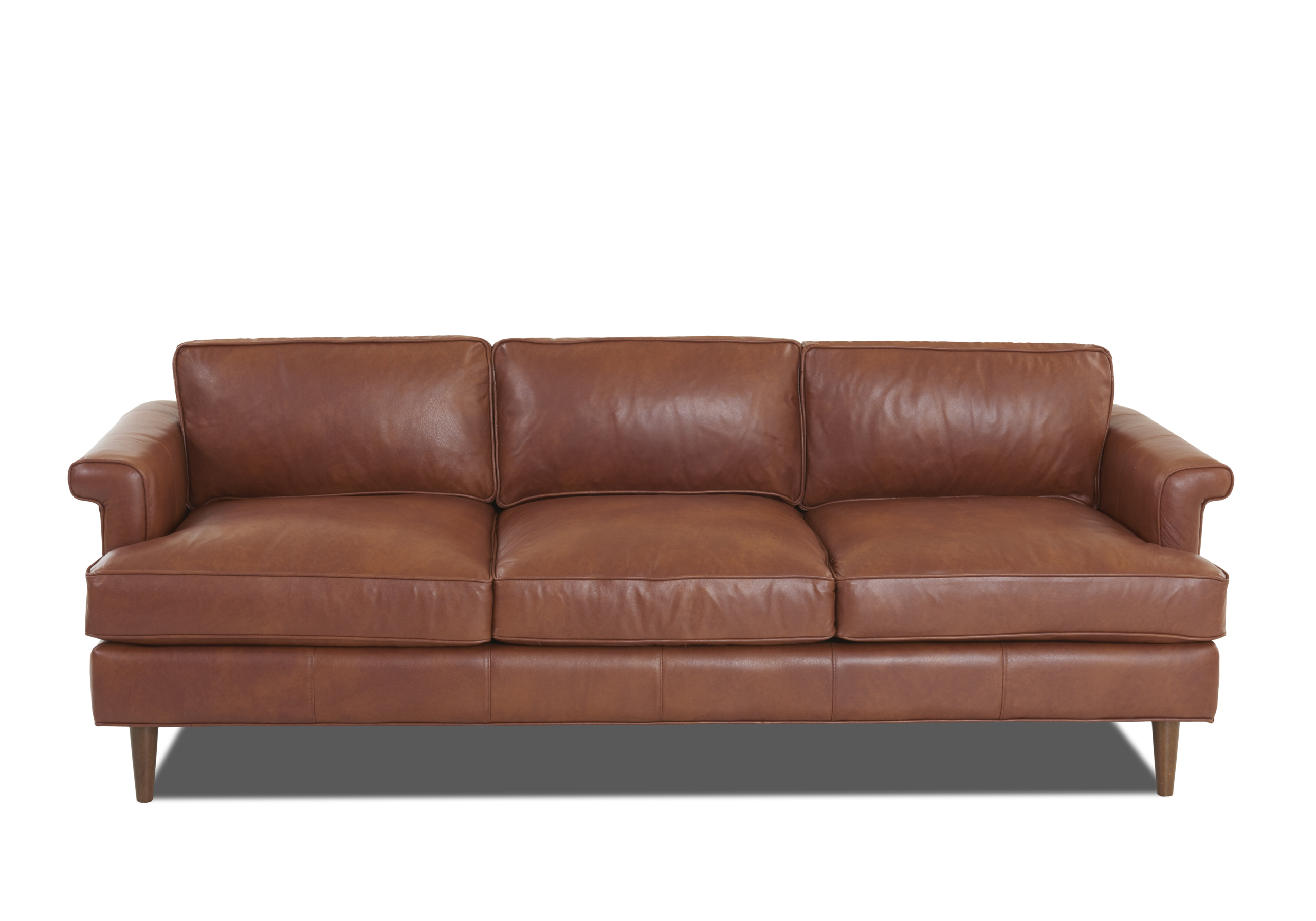 Mid Century Modern Leather Sofa - Ideas on Foter