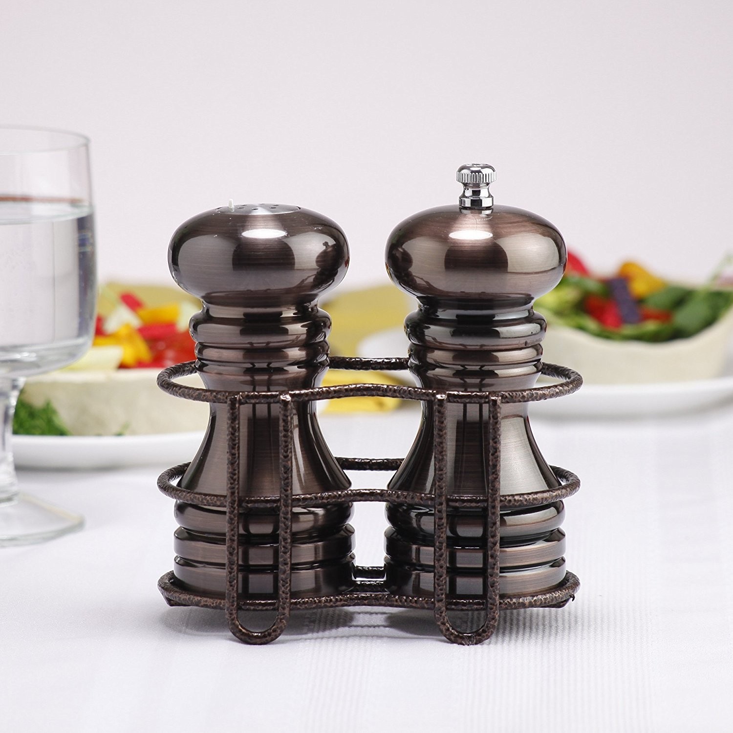 10 Best Salt Pepper Shakers Mills For 2021 Ideas On Foter   Chef Specialties Salt And Pepper Shaker Set 