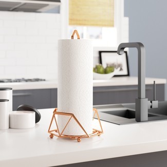 Deluxe Modern Industrial Paper Towel Holder