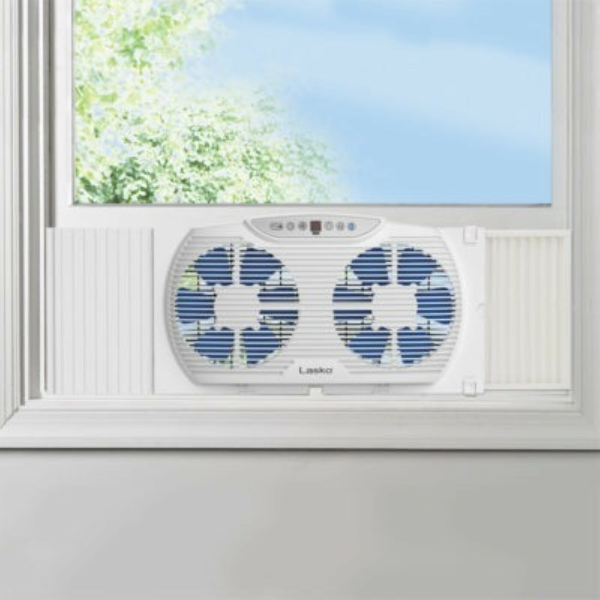 Electrically Reversible Oscillating Window Fit Fan