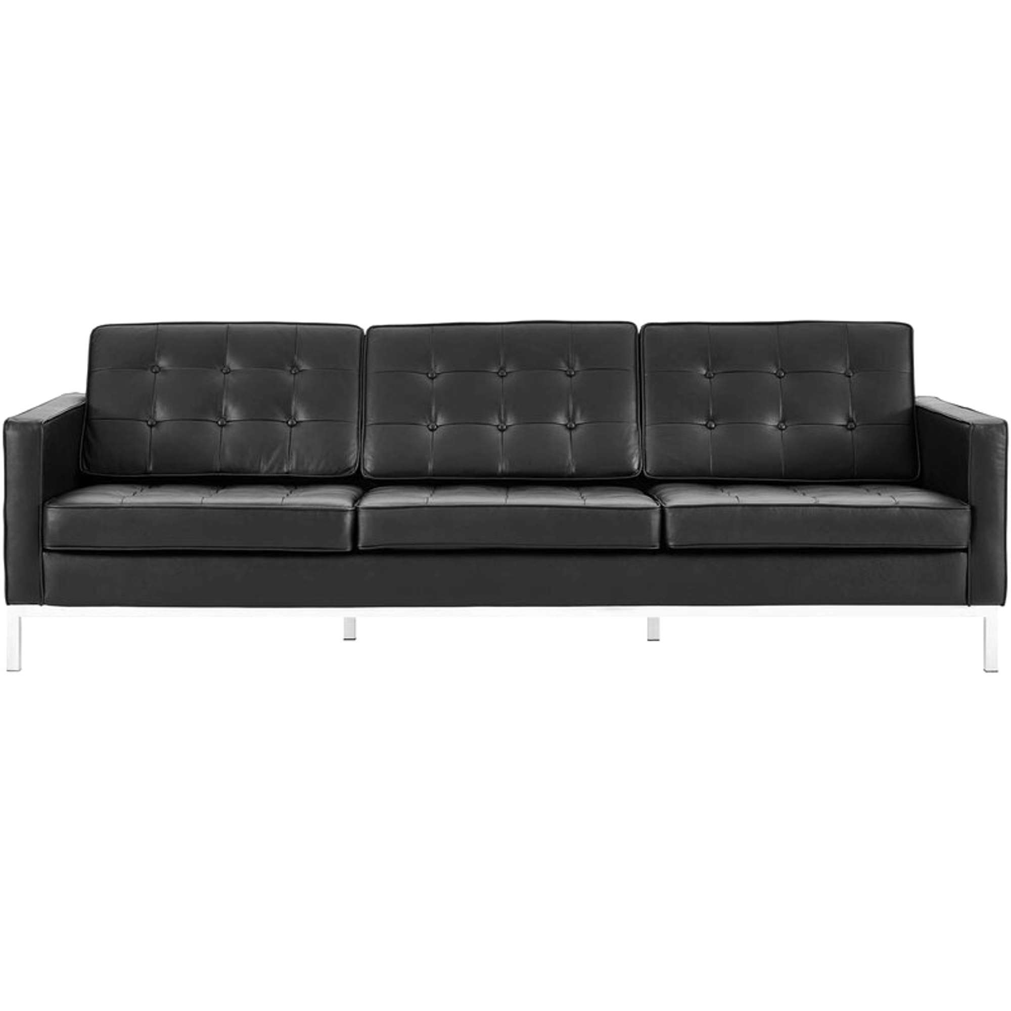 Mid Century Modern Leather Sofa - Ideas on Foter