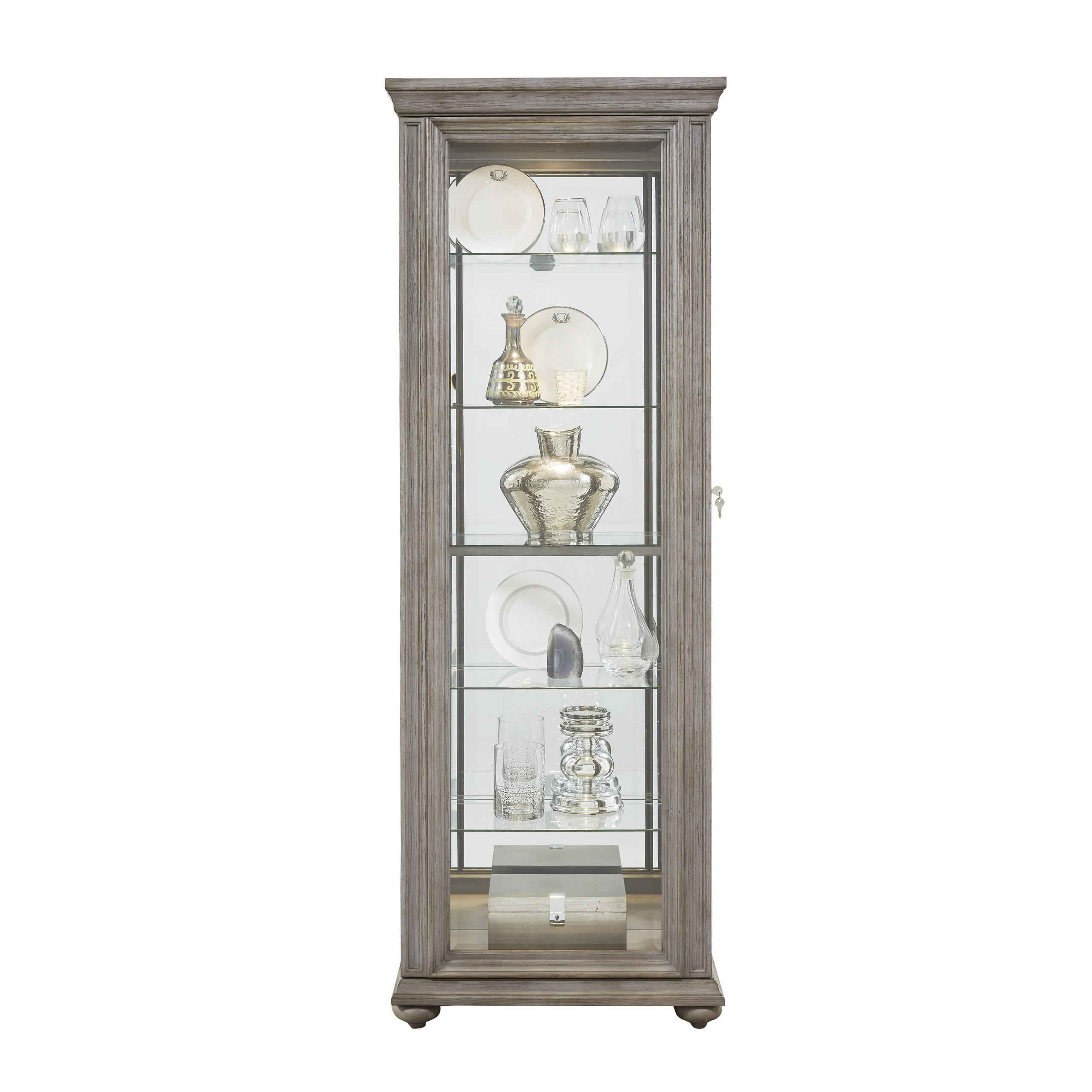 Pantin lighted deals curio cabinet