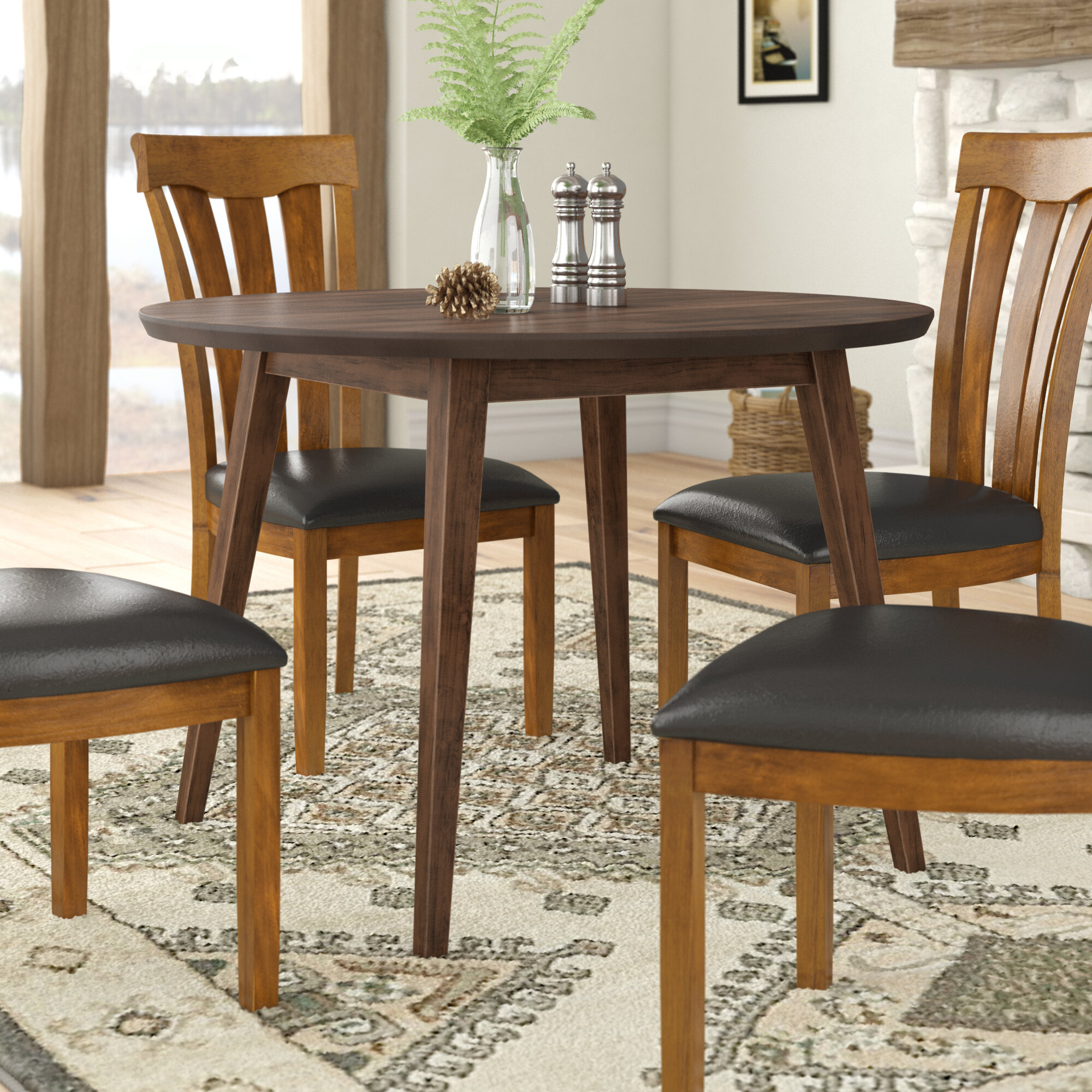 Keown Solid Wood Dining Table