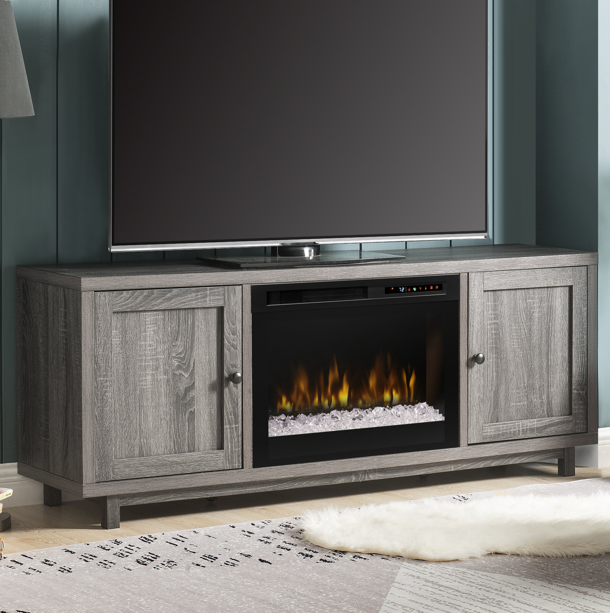 Lexington Avenue TV Stand for TVs up to 75&#34; with Fireplace