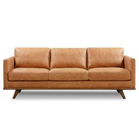 Mid Century Modern Leather Sofa Ideas On Foter