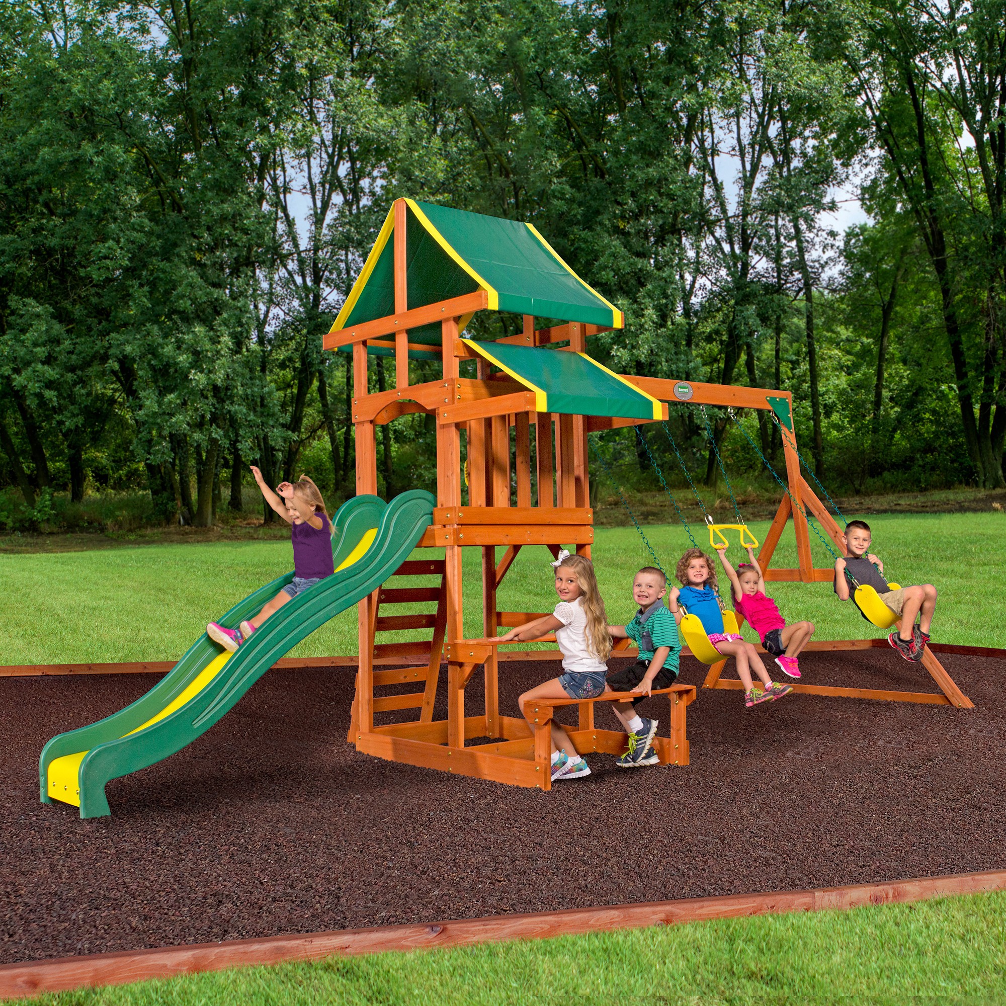 cedar swing sets