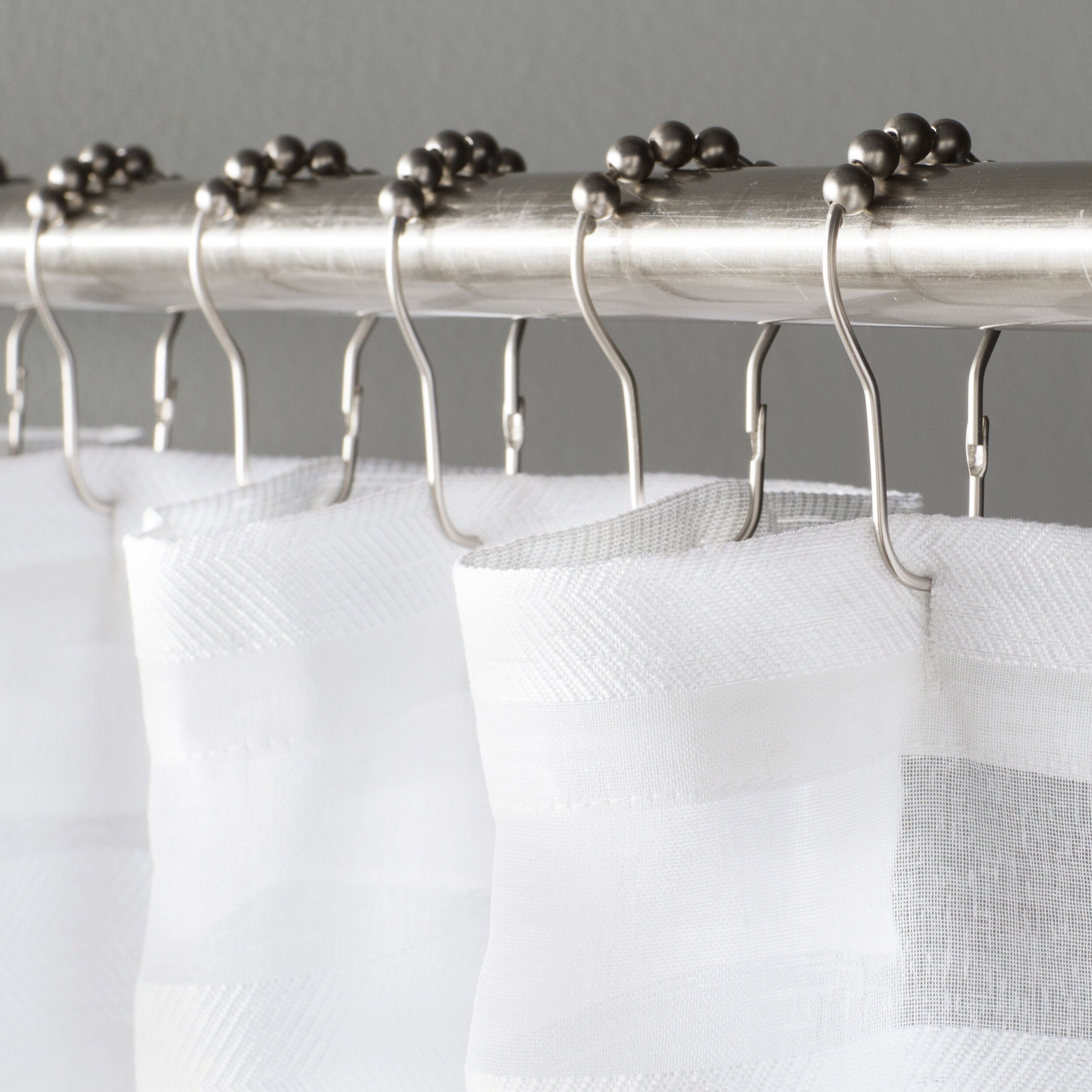 Wayfair Basics Shower Curtain Hooks (Set of 12)