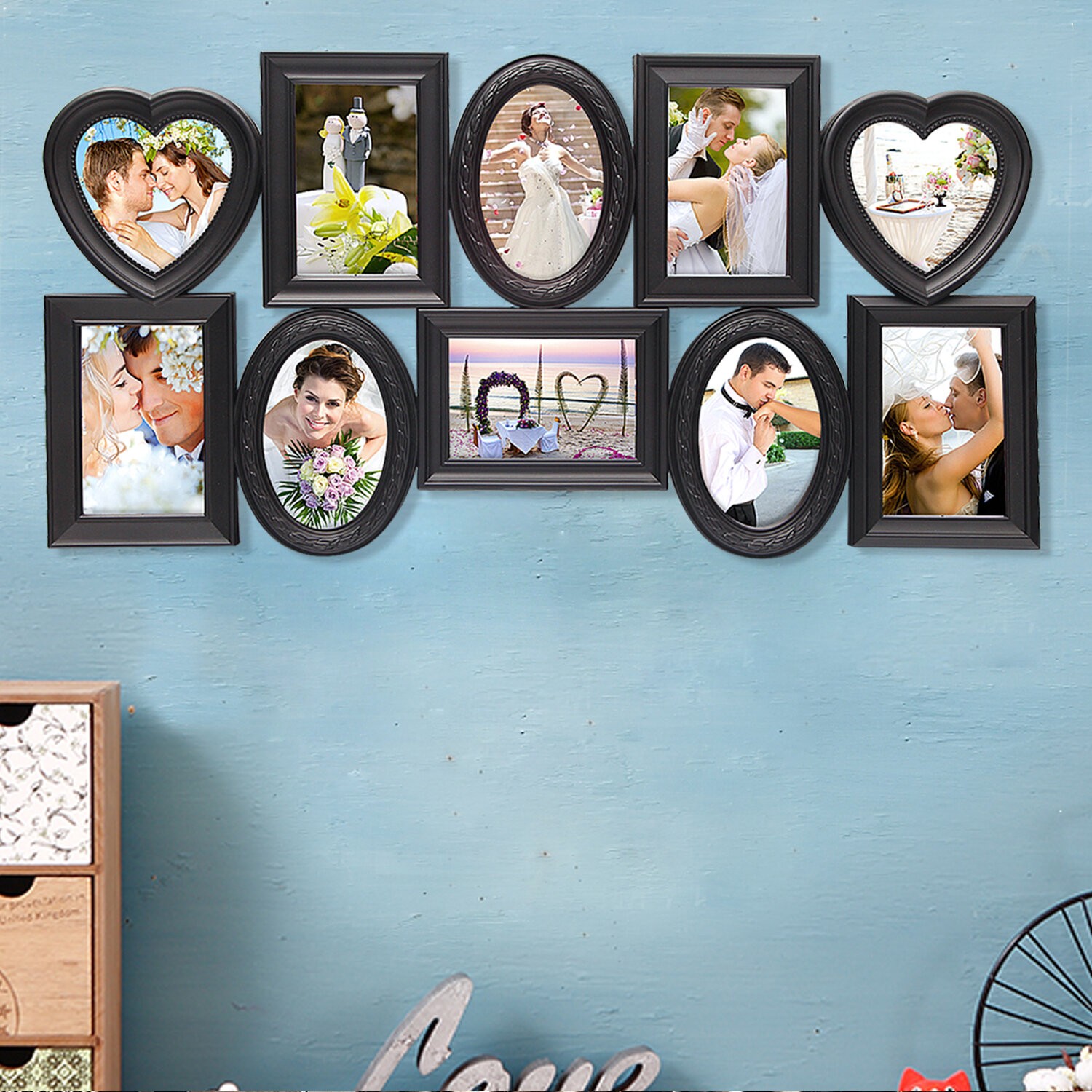 10 Opening Plastic Picture Frame