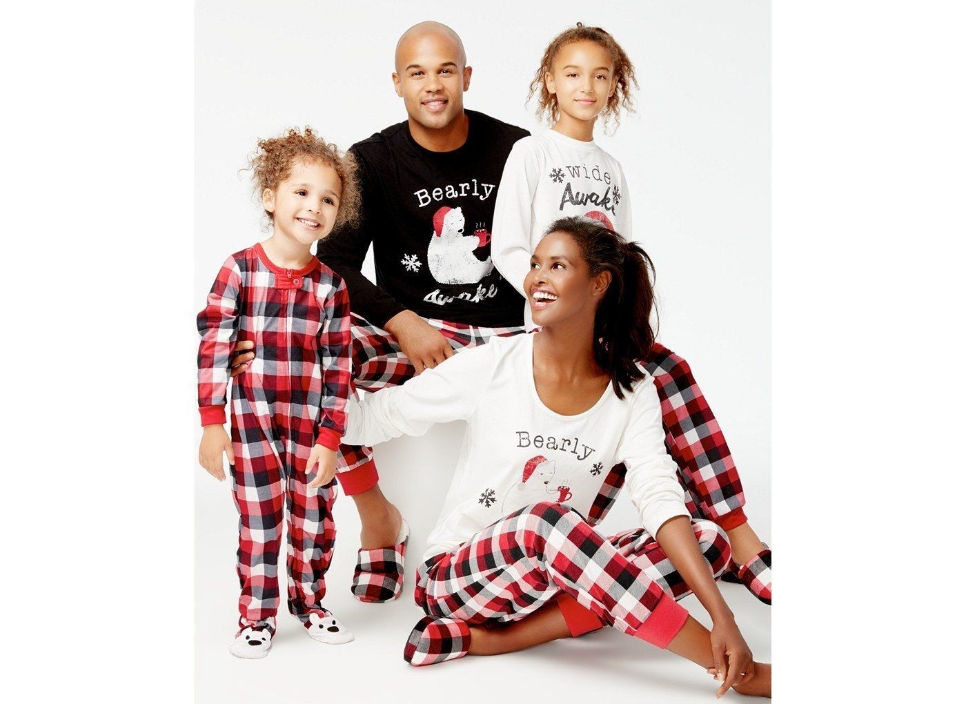 Family Pajamas Matching Plus Size Festive Trees Created for Macy's