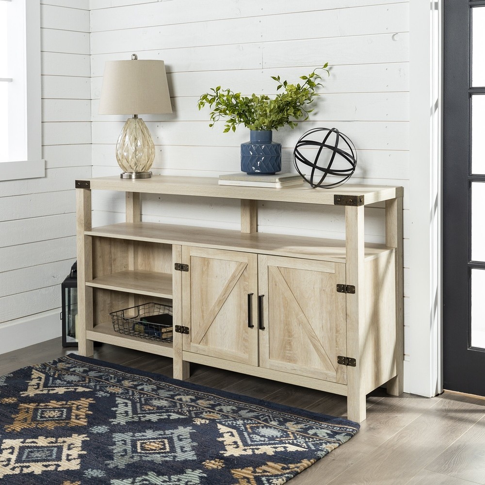 Adalberto tv stand with outlet fireplace