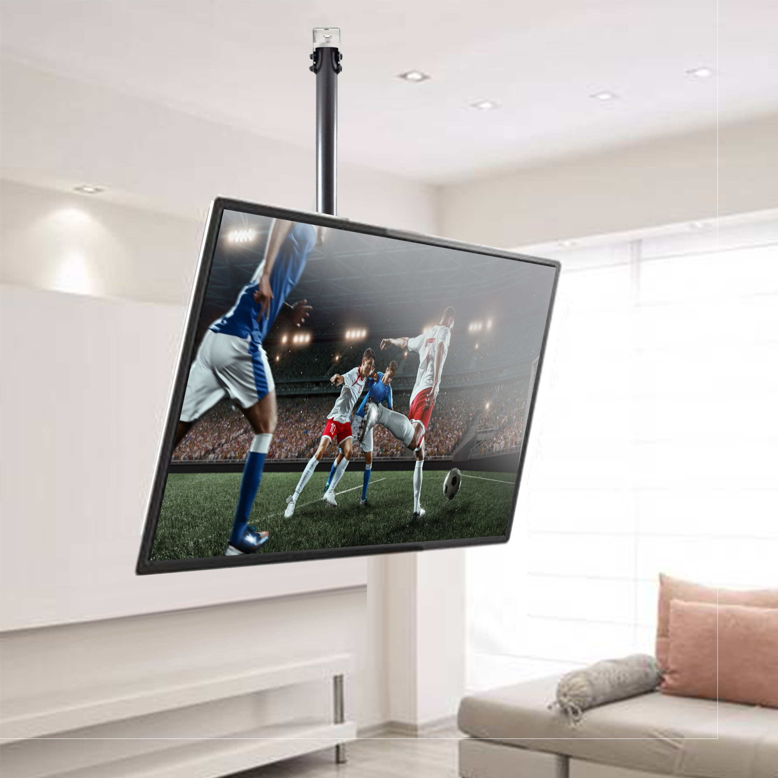 Adjustable TV Monitor Ceiling Mount for 41"- 46" Screens