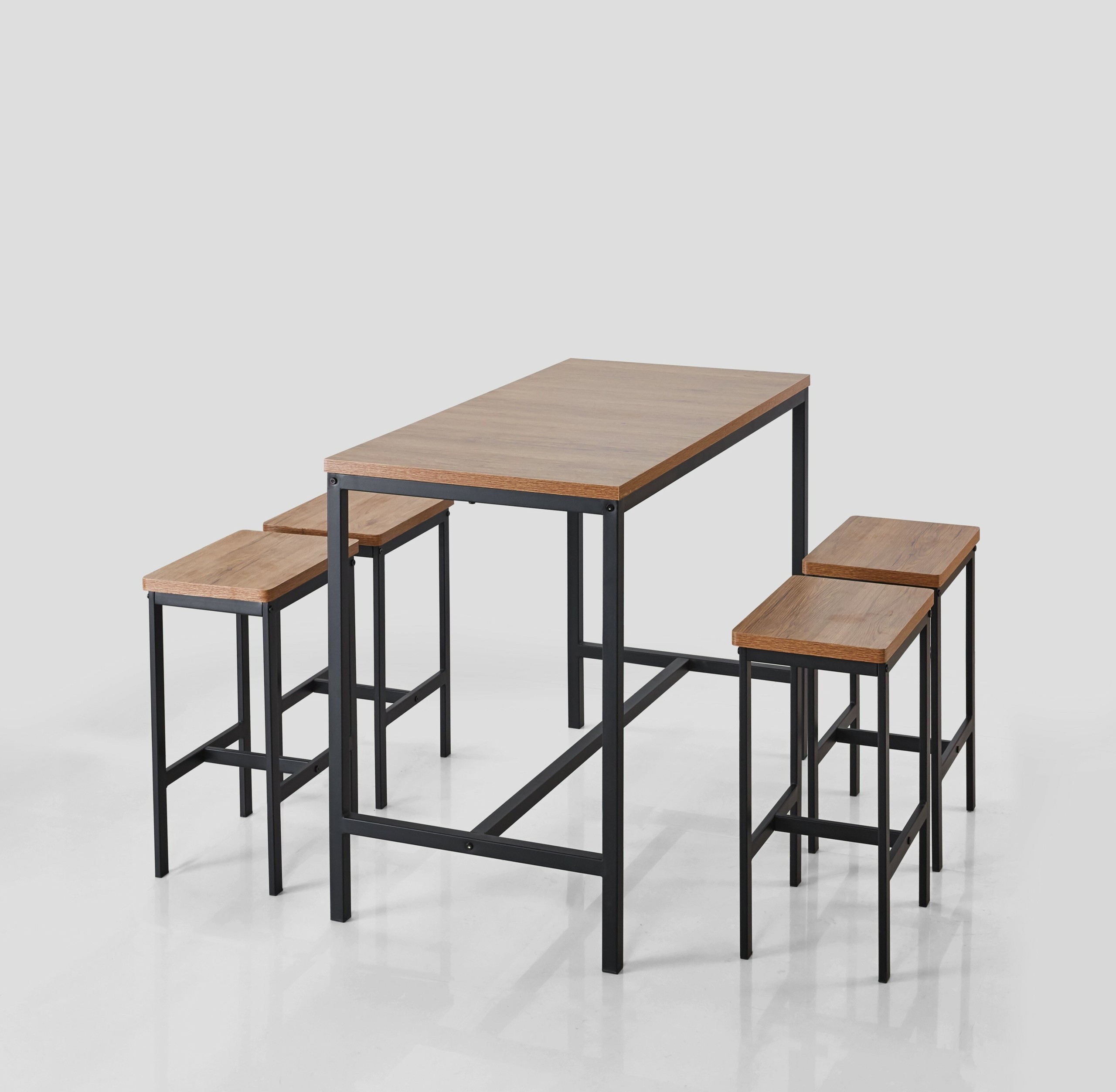 3 Piece Table Set Small Space : Homcom Industrial 3 Piece Dining Table And 2 Chair Set For Small Space In The Dining Room Or Kitchen 35 5 L X 18 5 W X 30 H Overstock 30780741 / A drop leaf is a section of the tabletop that is attached to the table and cannot be removed.