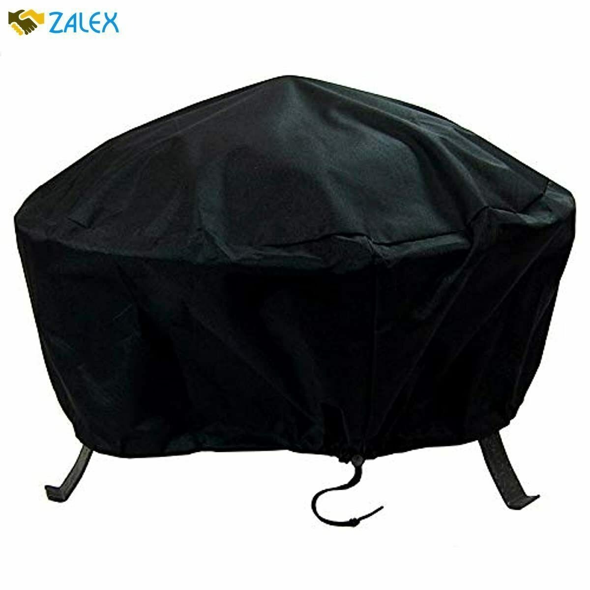 Heavy Duty 420D PVC Oxford Fabric Windproof Anti-UV Patio Furniture Cover for Round Outdoor Dining Table Chairs 75D x 31.5H Outdoor Furniture Covers Waterproof Tesmotor Patio Furniture Covers Round Patio Table Cover 