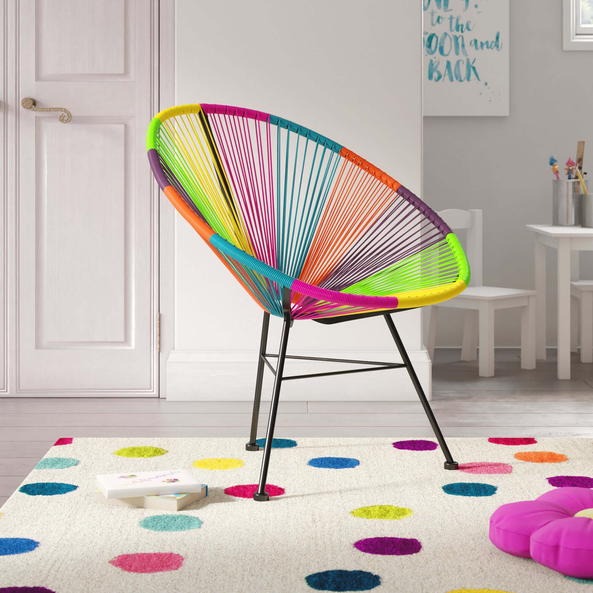 Colorful Papasan Chair