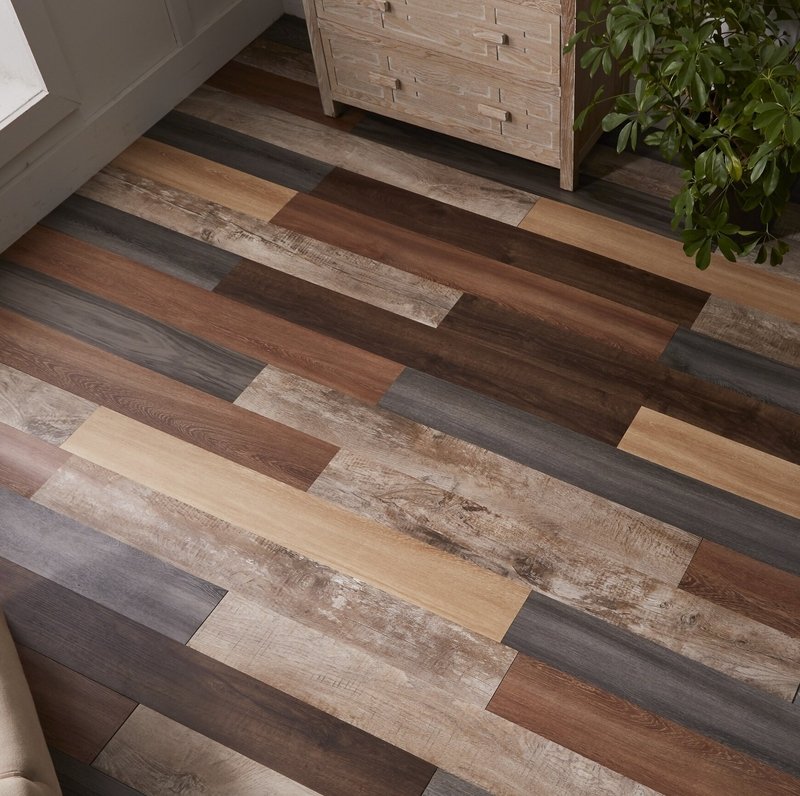 Colorful Unique Paterns Vinyl Plank
