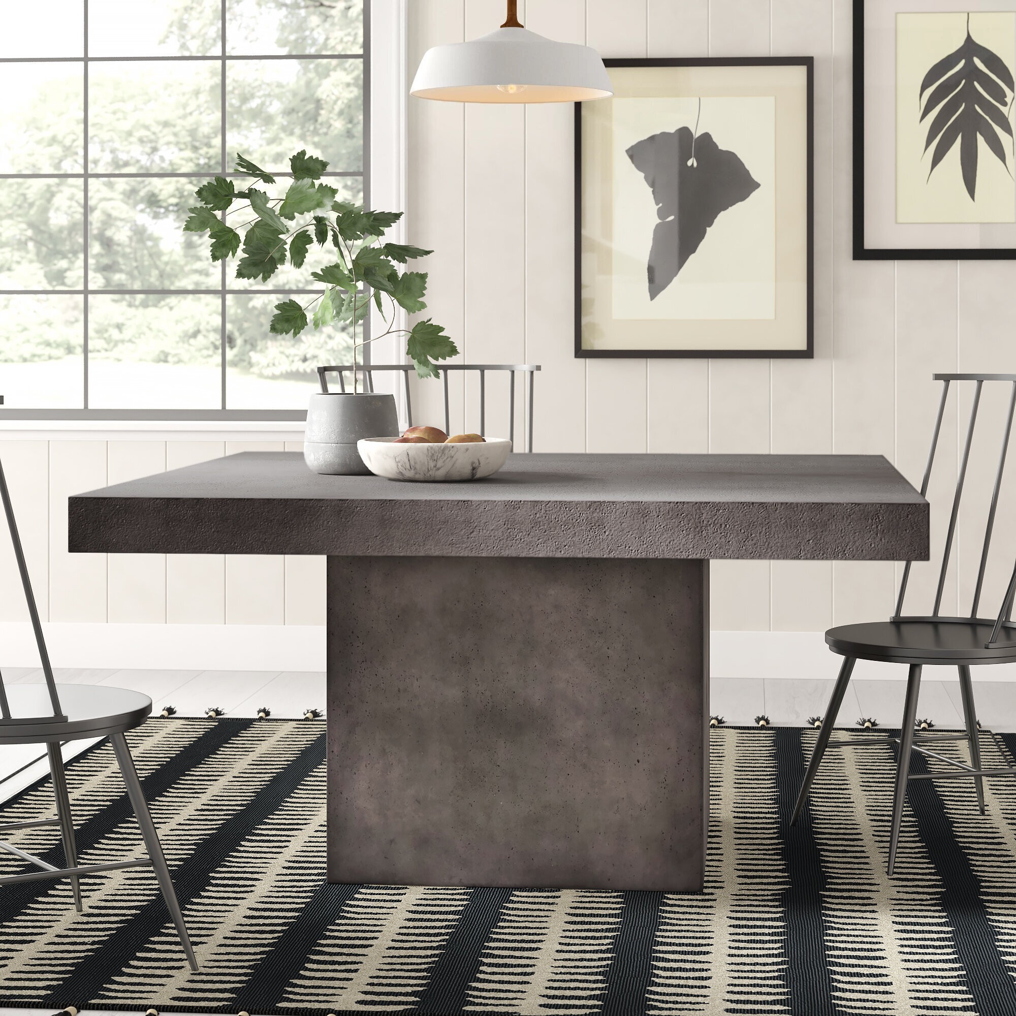 Fuze grey deals dining table