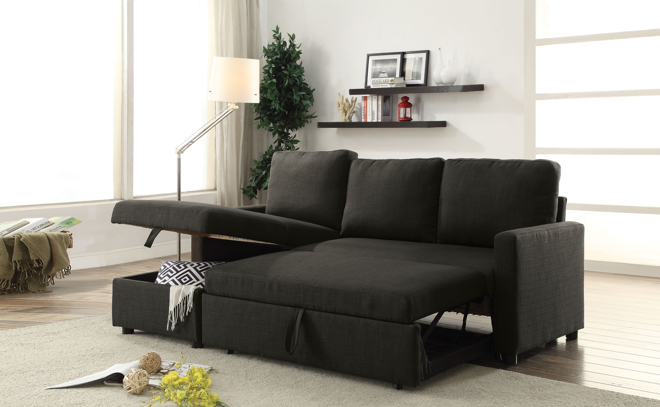 Contemporary sectional ottoman sofa
