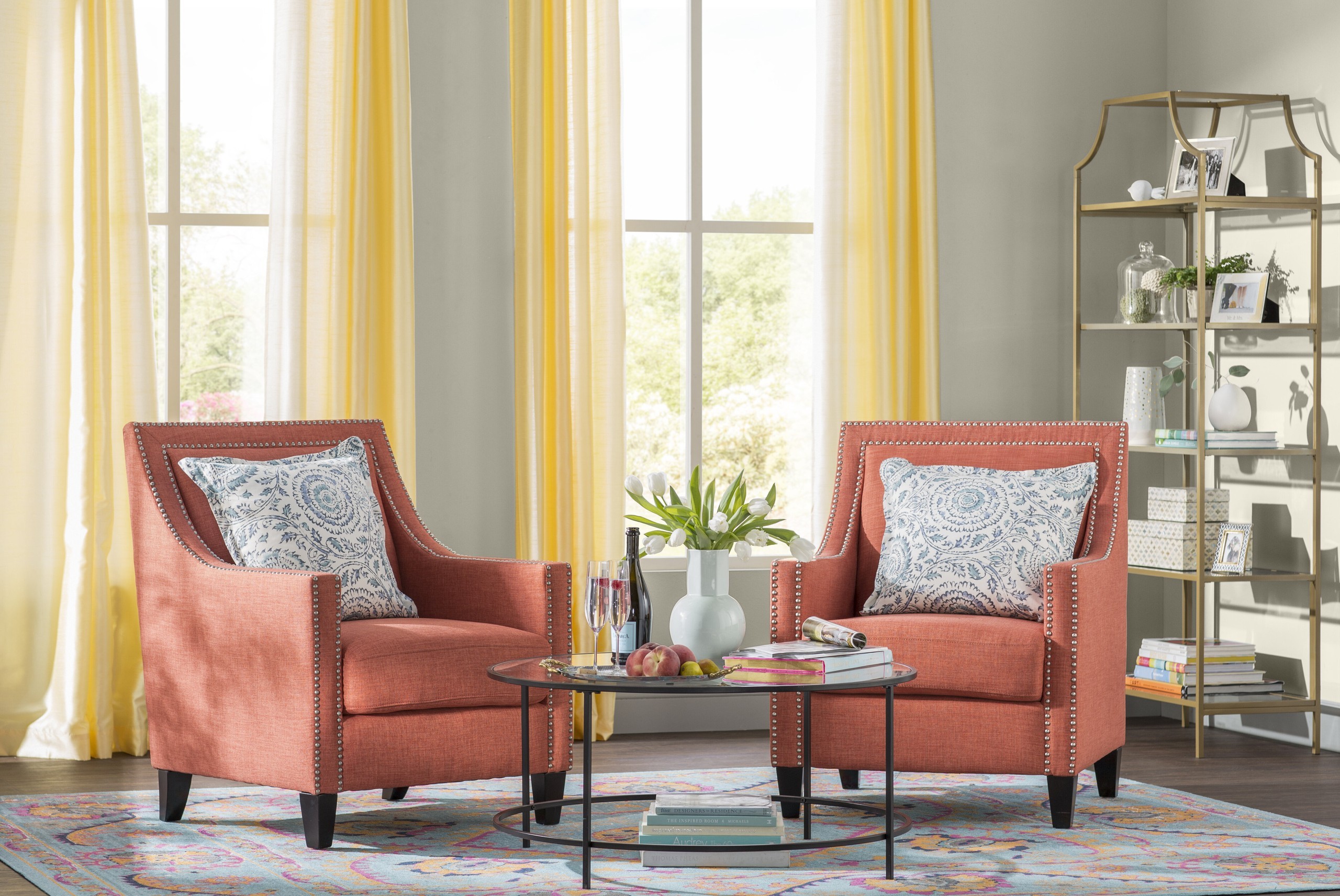 living room colors vintage corals