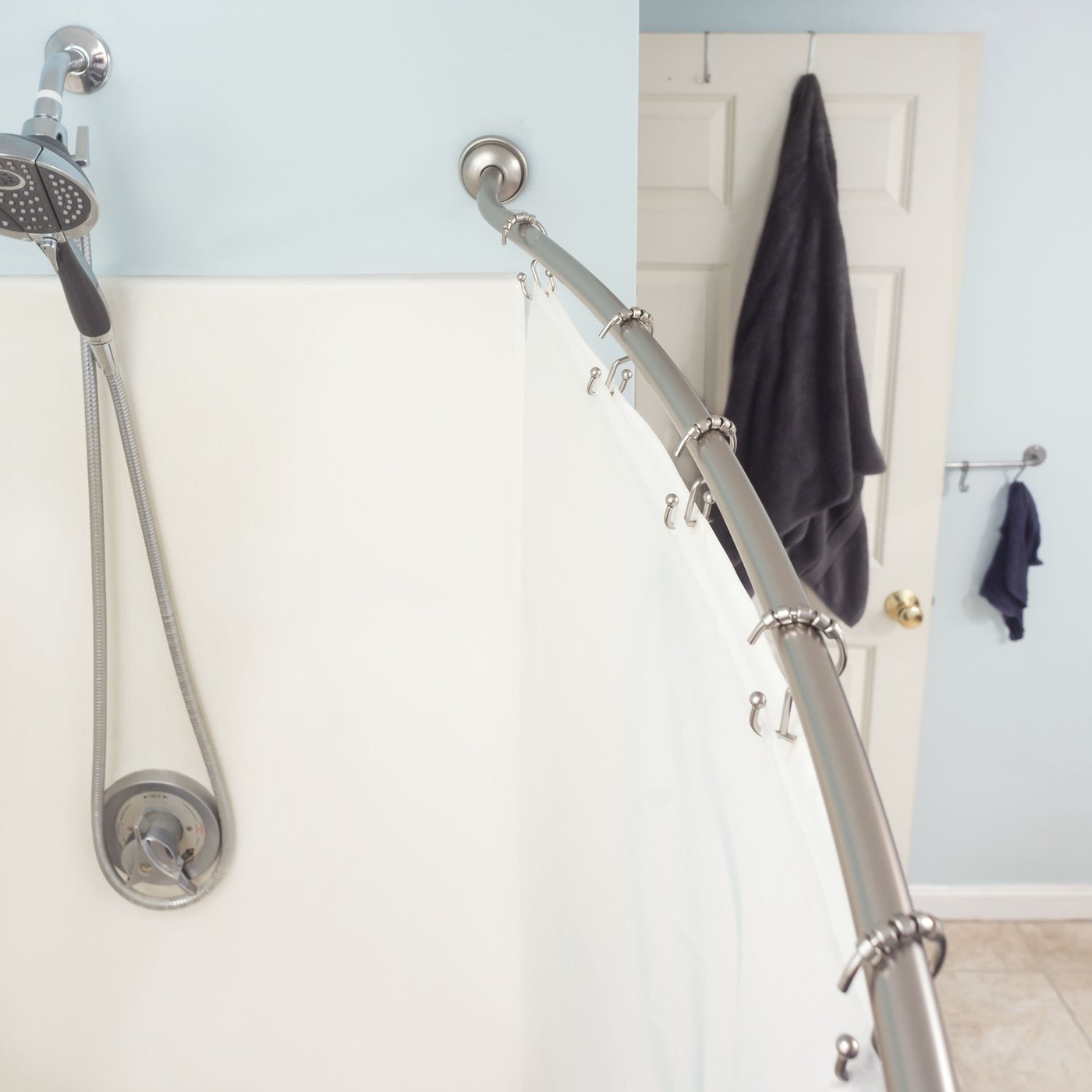 How To Install A Shower Curtain Rod Foter