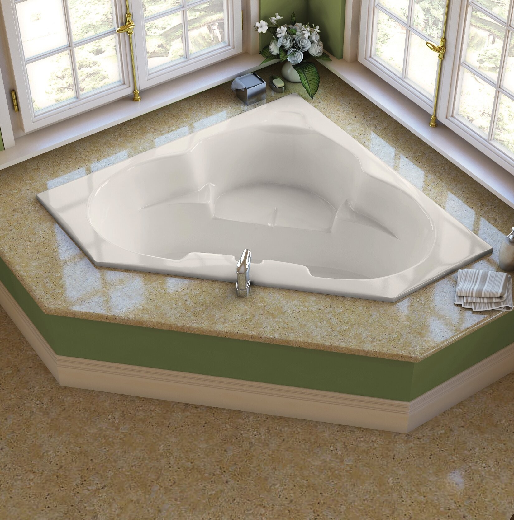 How to Choose a Corner Bathtub - Foter