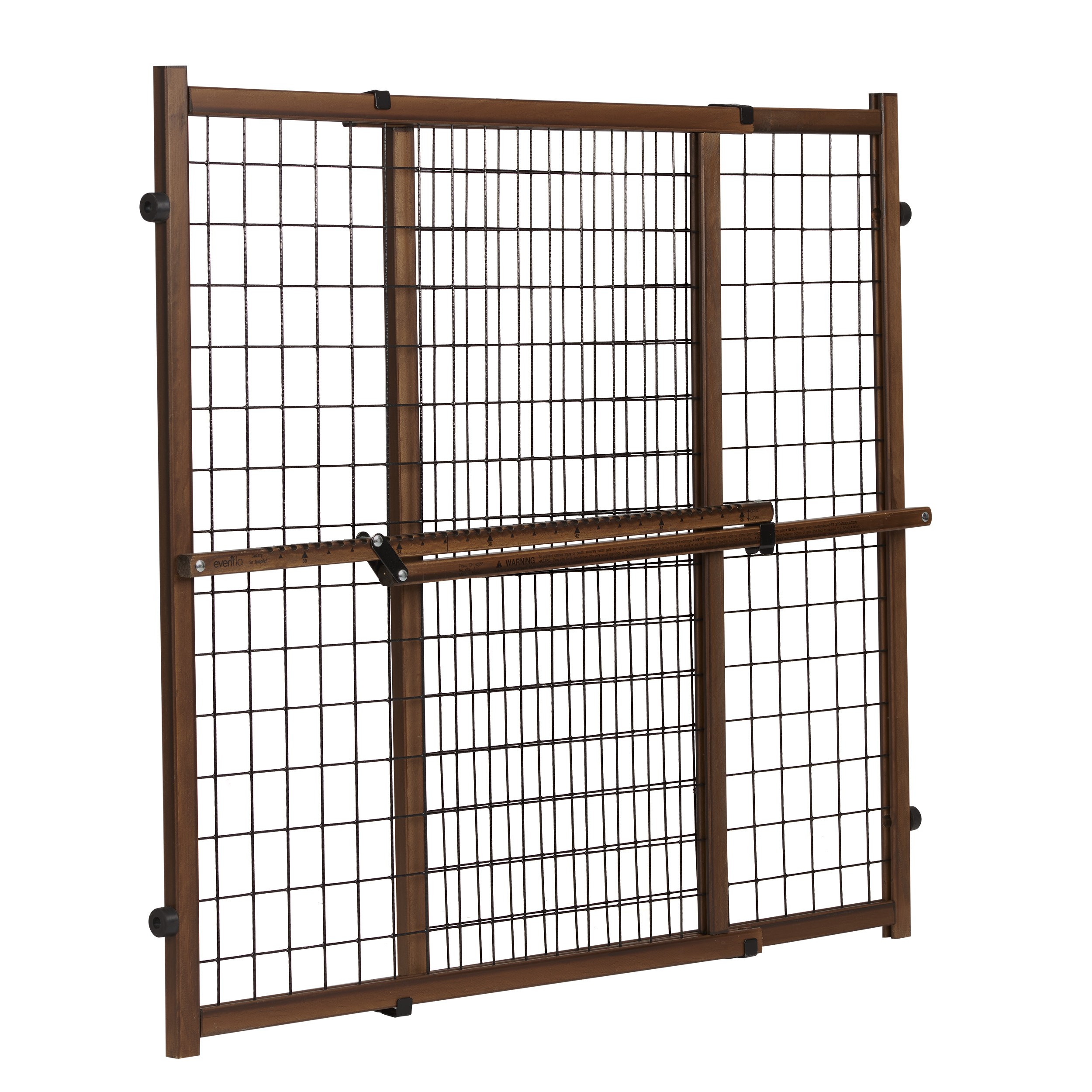 Evenflo Position and Lock Tall Pressure Mount Wood Gate